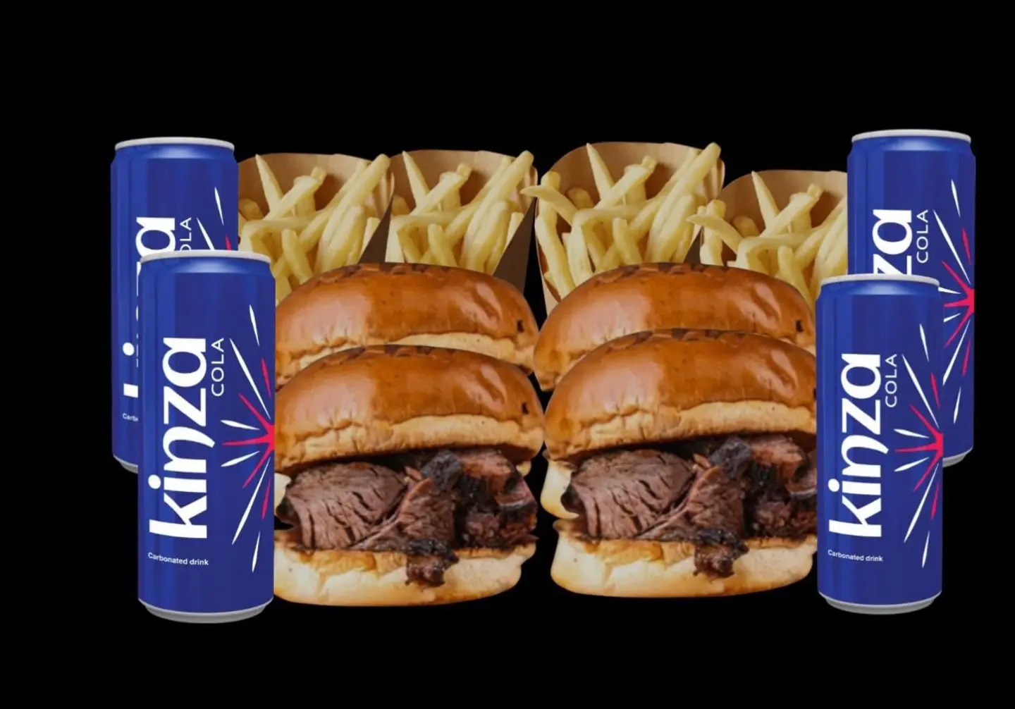 عرض 4 اشخاص برجر برسكت