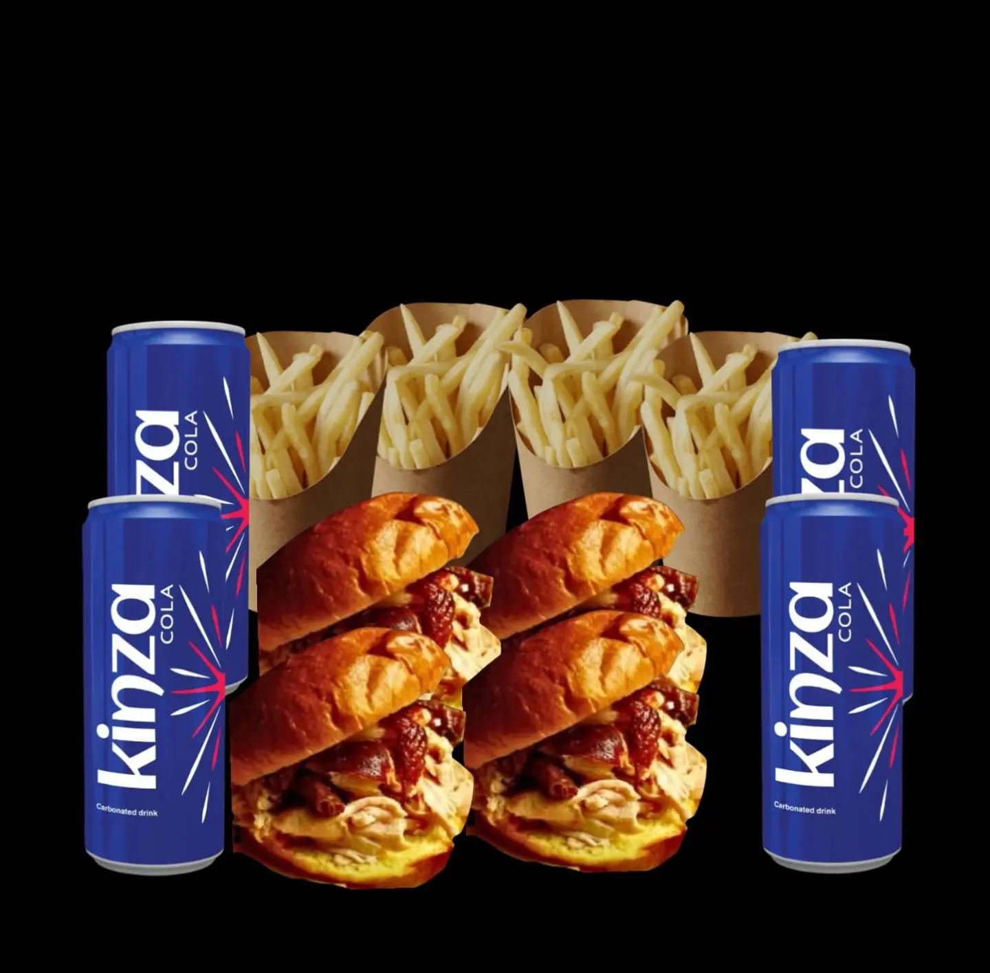 عرض 4 اشخاص برجر دجاج