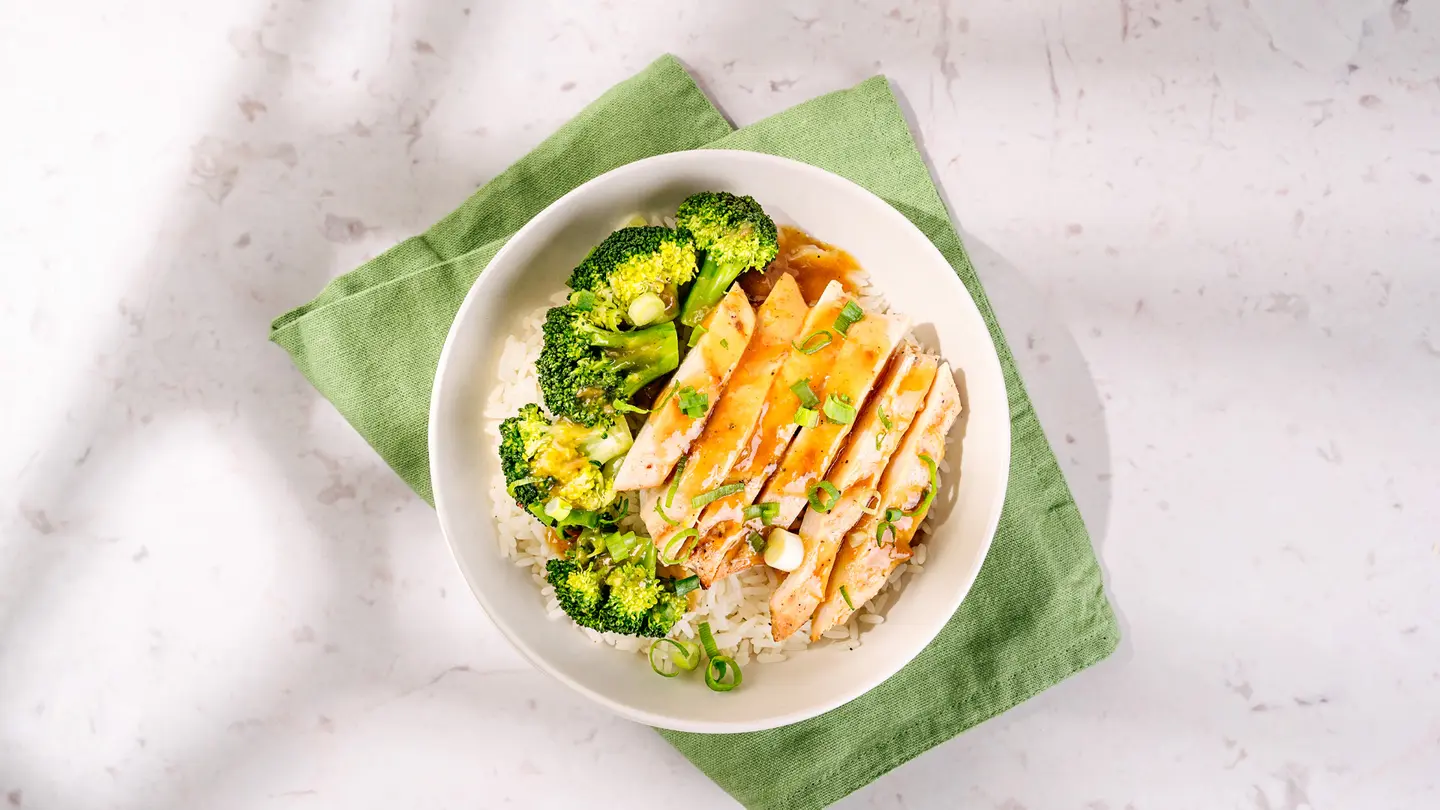 Honey Garlic Chicken Bowl