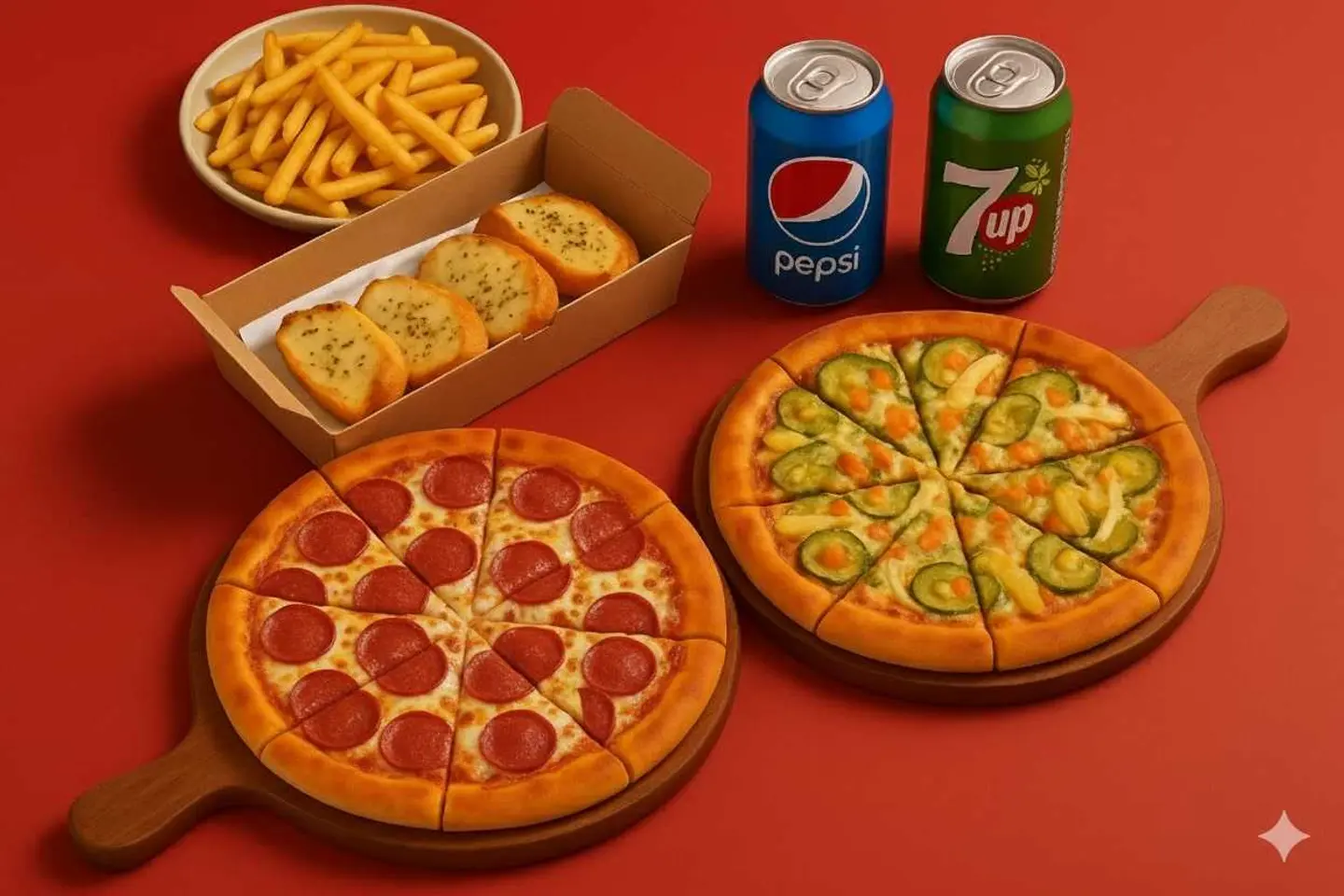 Pizza Meal For 2
