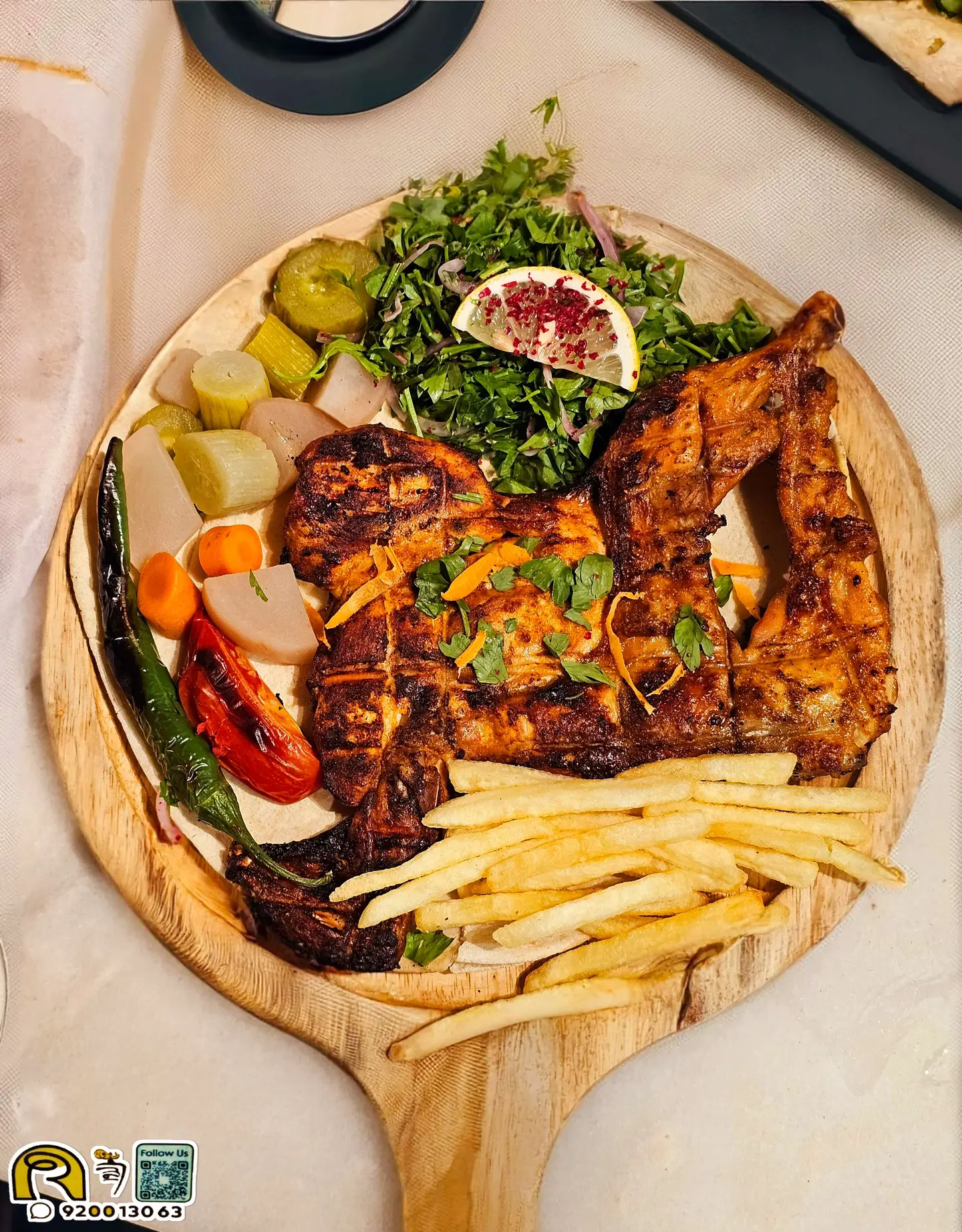 Half Grilled Chicken