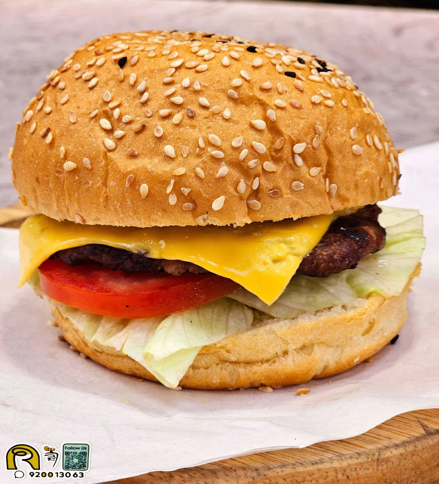 Grilled Beef Burger Brioche