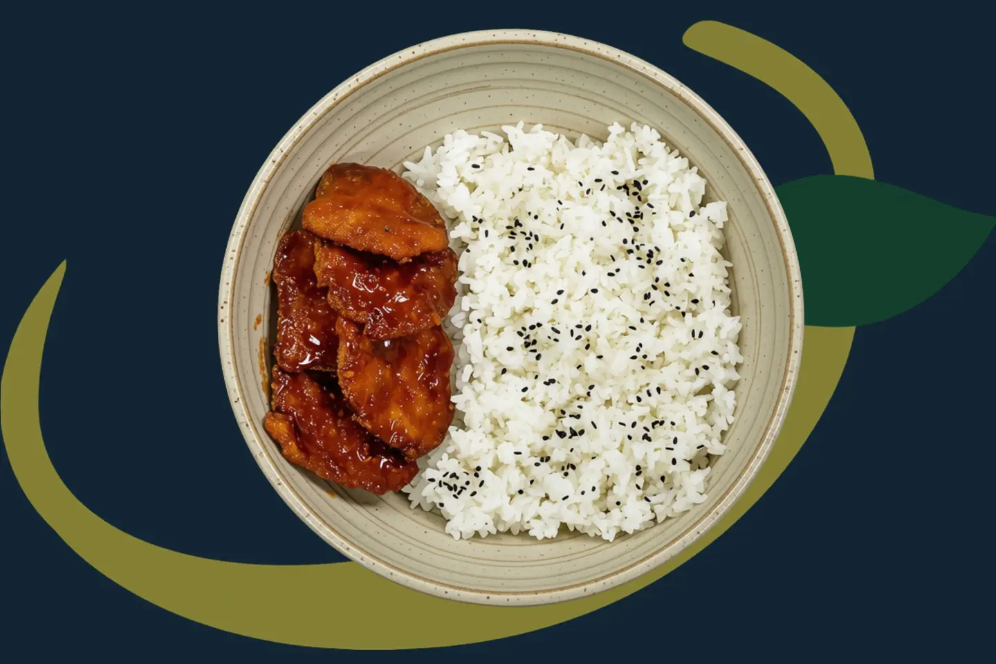 Korean Chicken With Rice