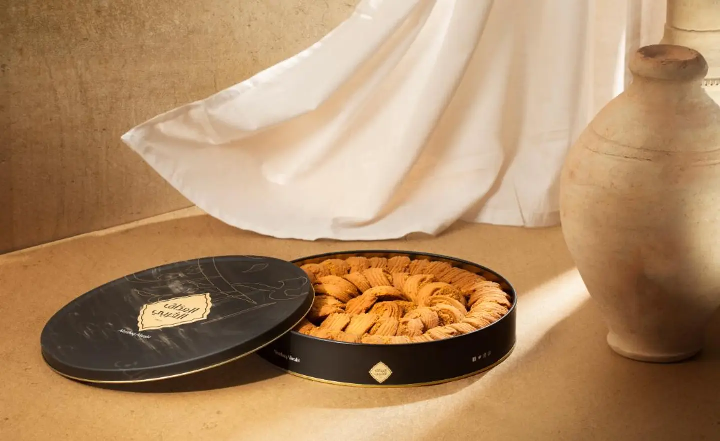 كوكيز الكراميل والبسكوف كبير