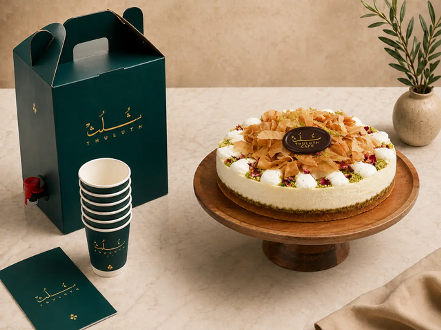 Baklava Cheesecake Saudi Coffee Box