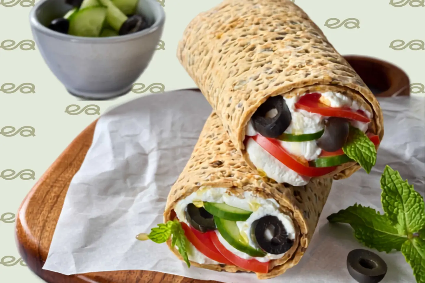 Low Cal Labneh Arous In Protein Dough