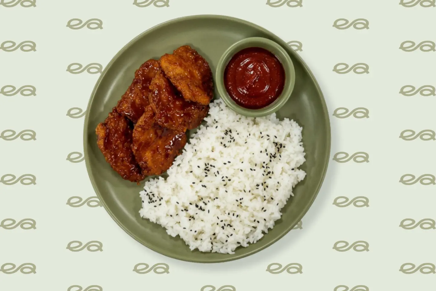 Korean Chicken With Rice