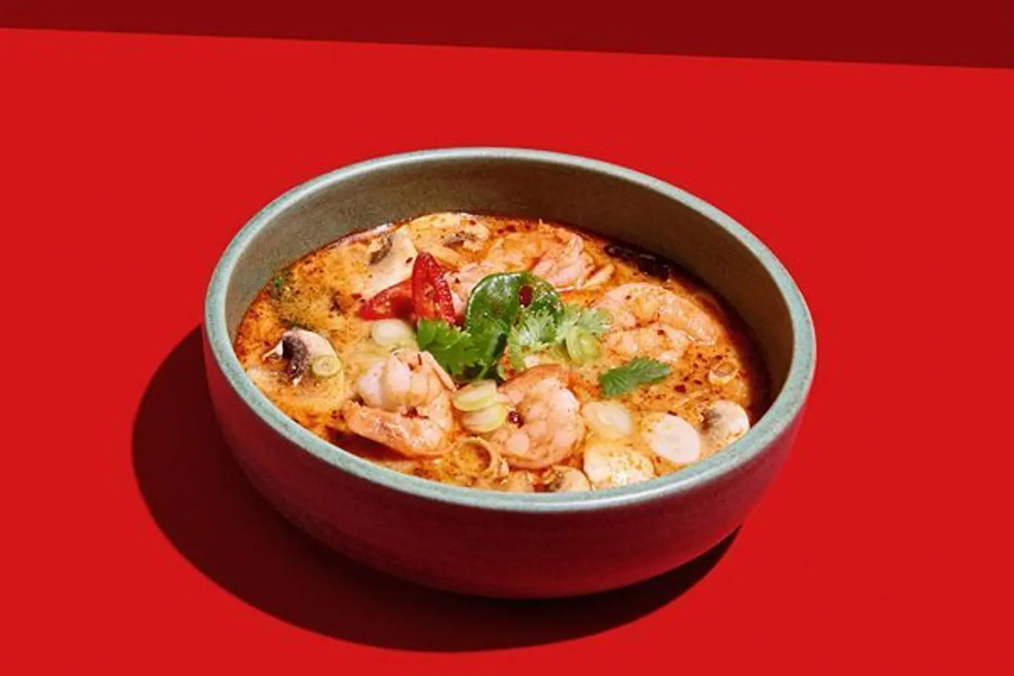 Spicy Tom Yum Soup Shrimp