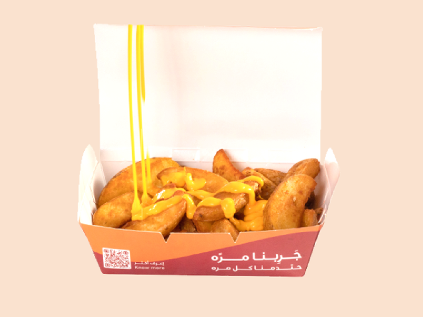 بطاطس ودجز بالجبنة