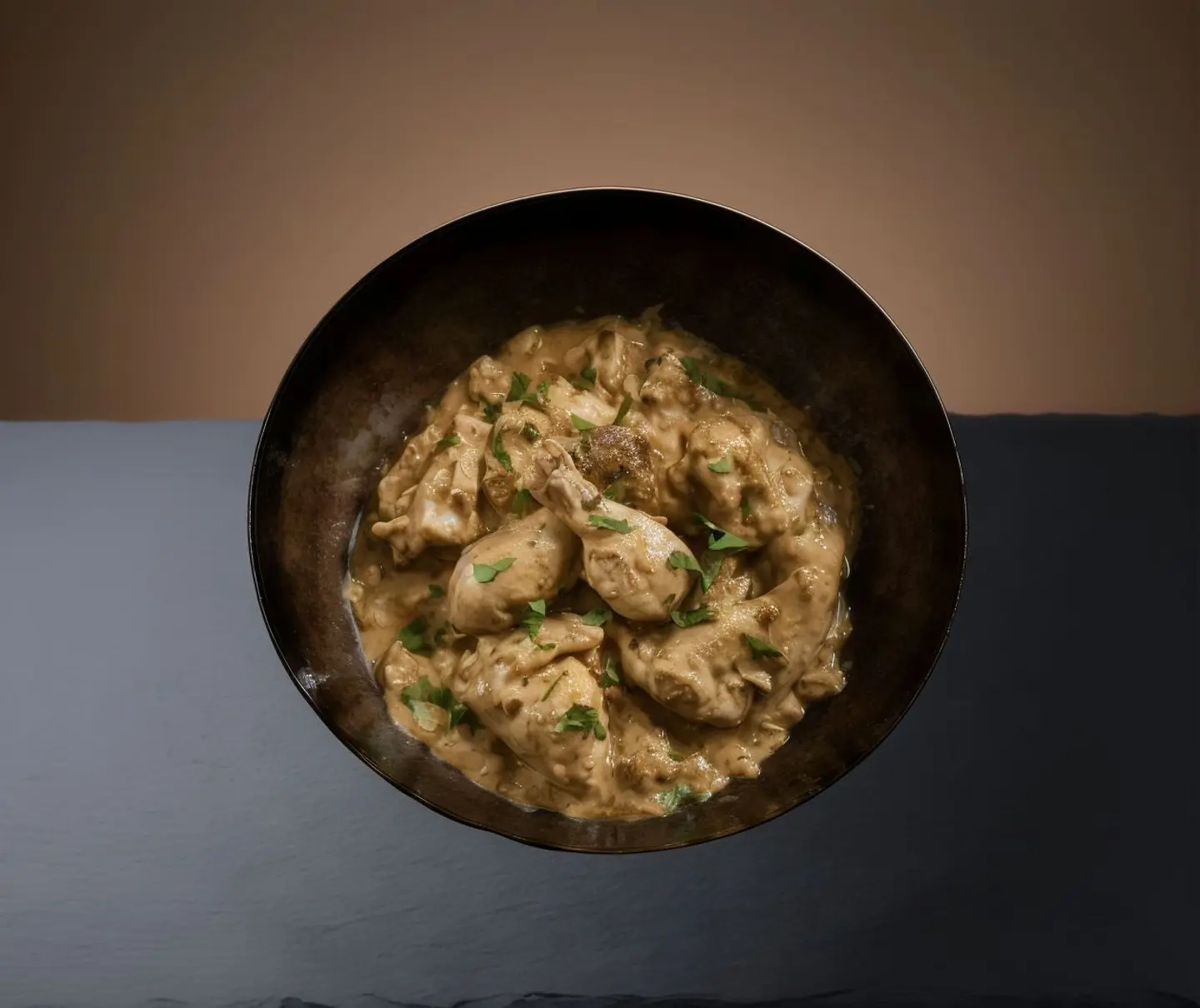 مقلقل دجاج بالزبدة