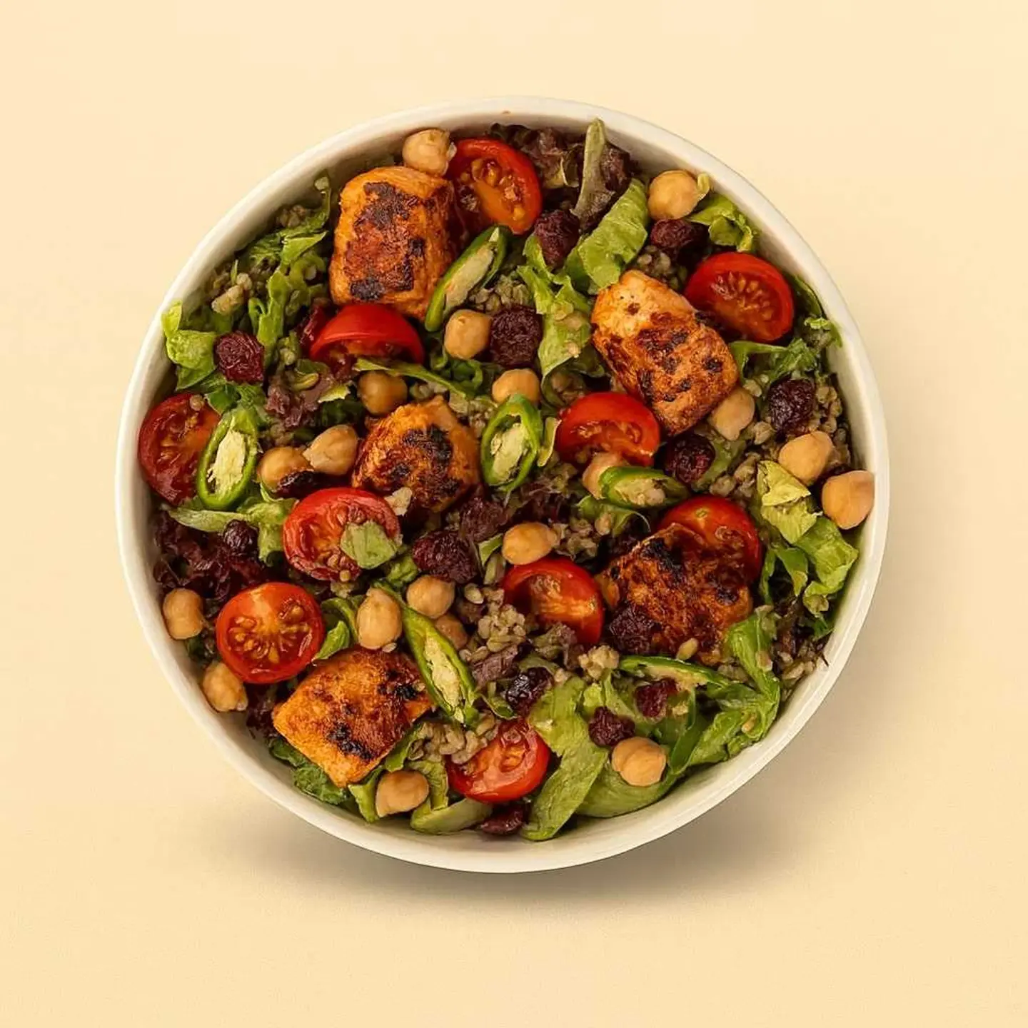 Freekeh Tawook Salad
