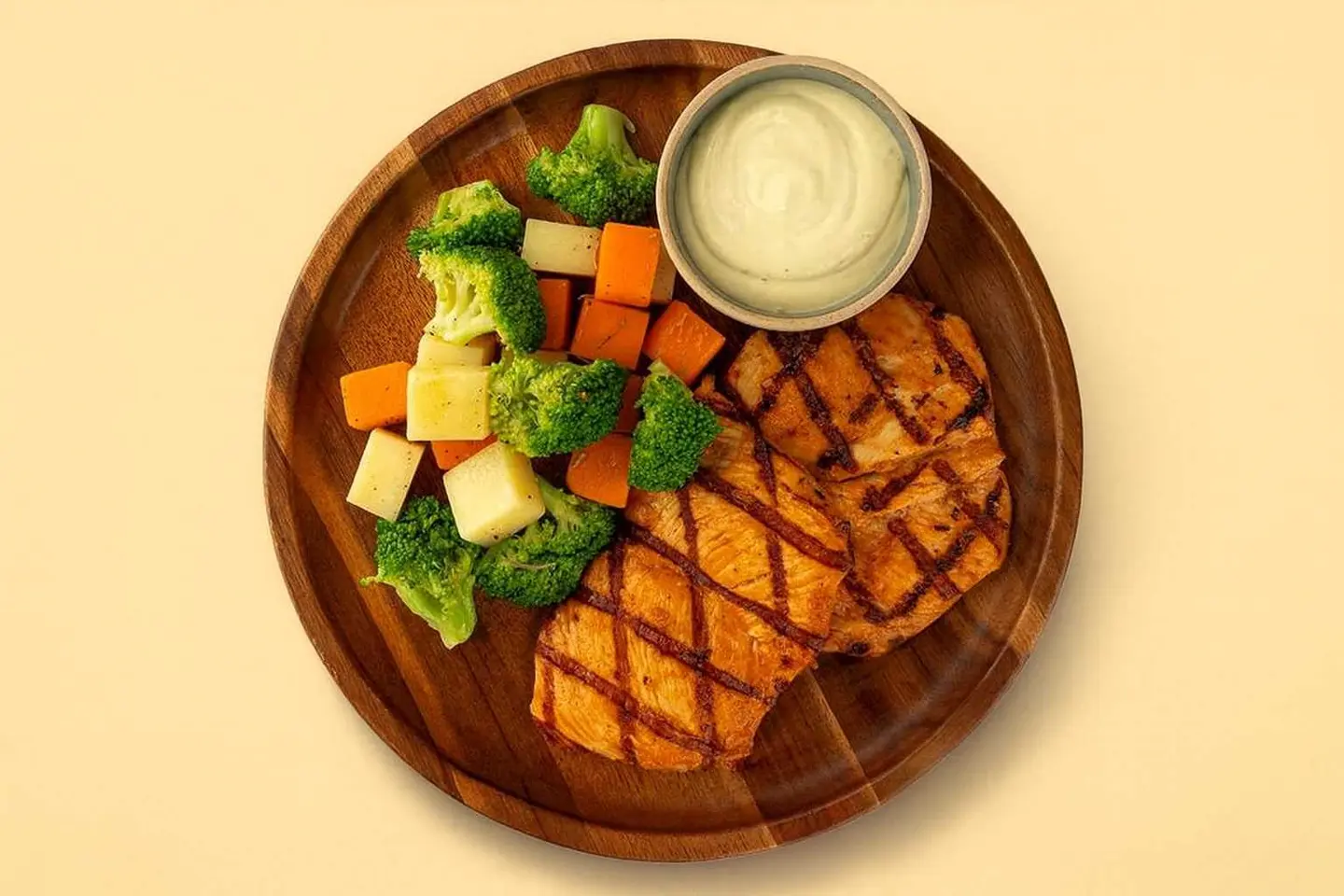 Light Grilled Chicken Platter