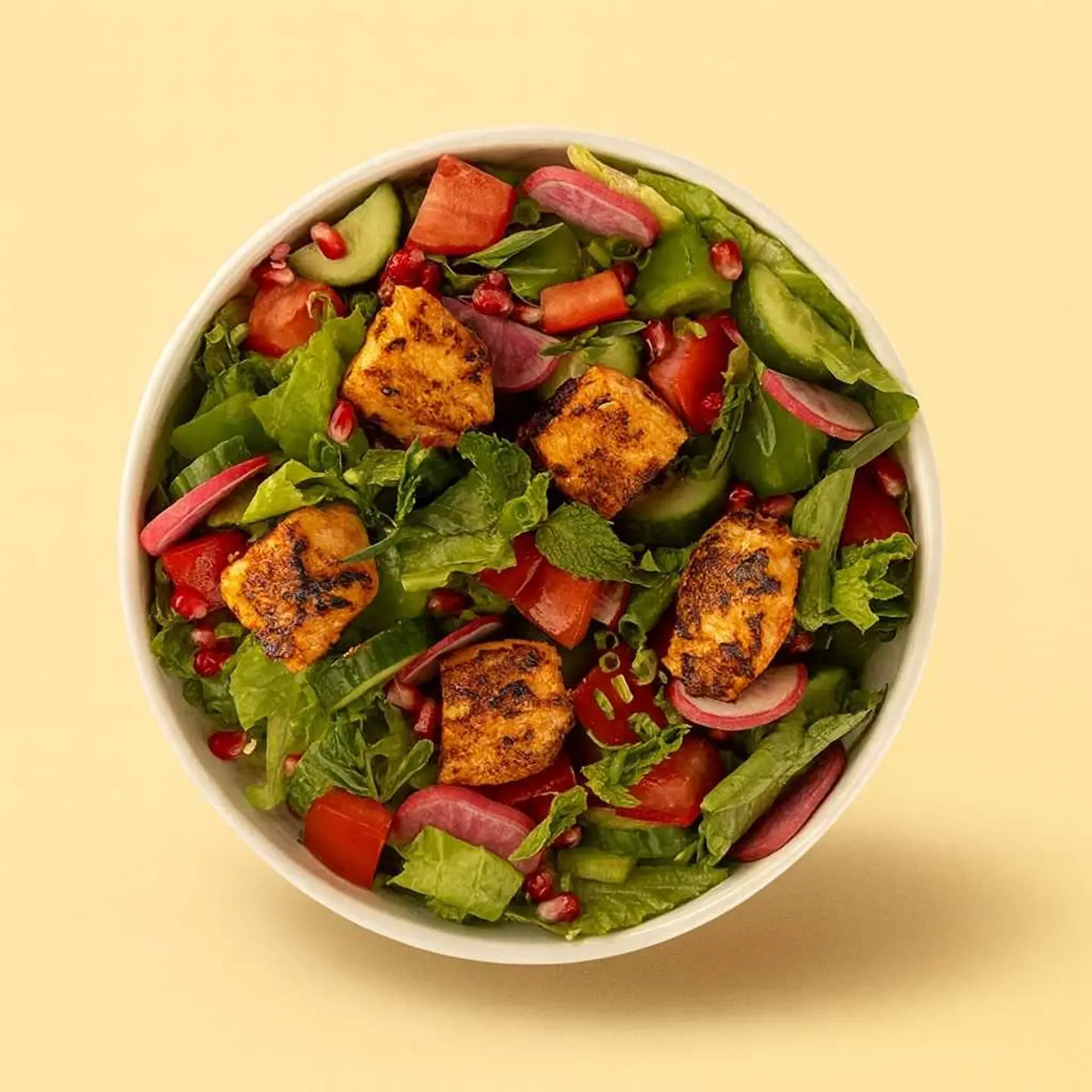 Fattoush Tawook Salad