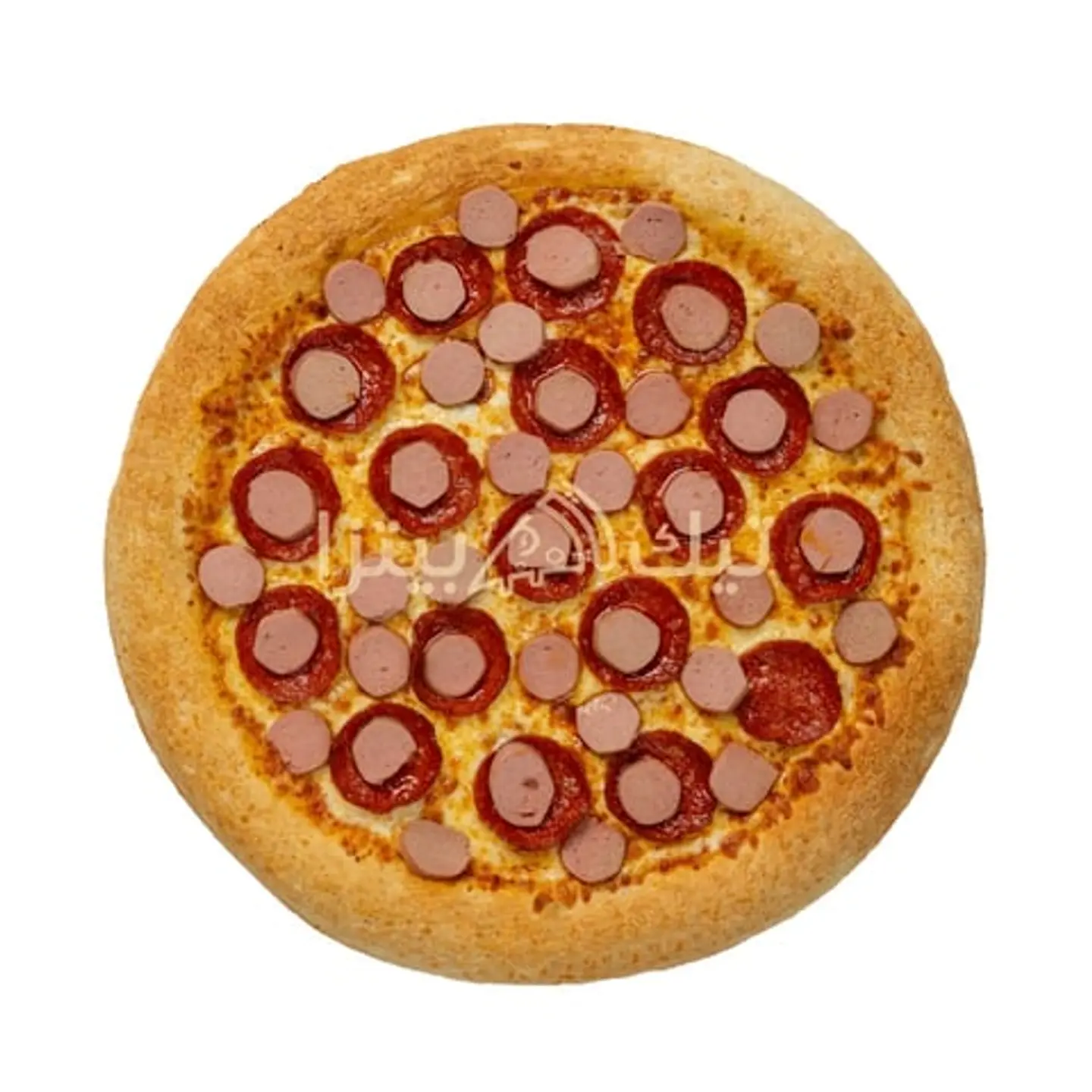 بيتزا بيبرونى نقانق وسط