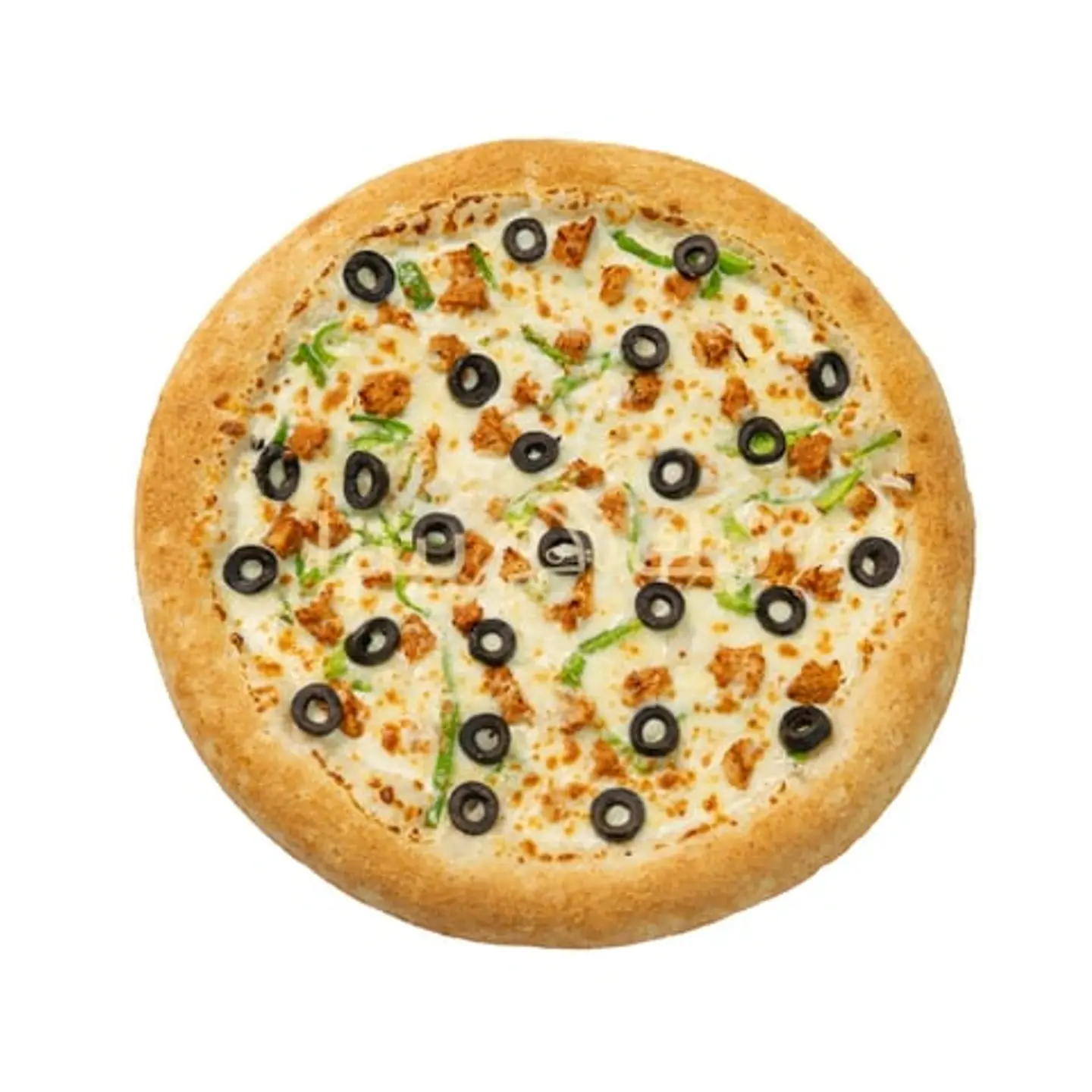 بيتزا تشيكن جبنة سائلة وسط