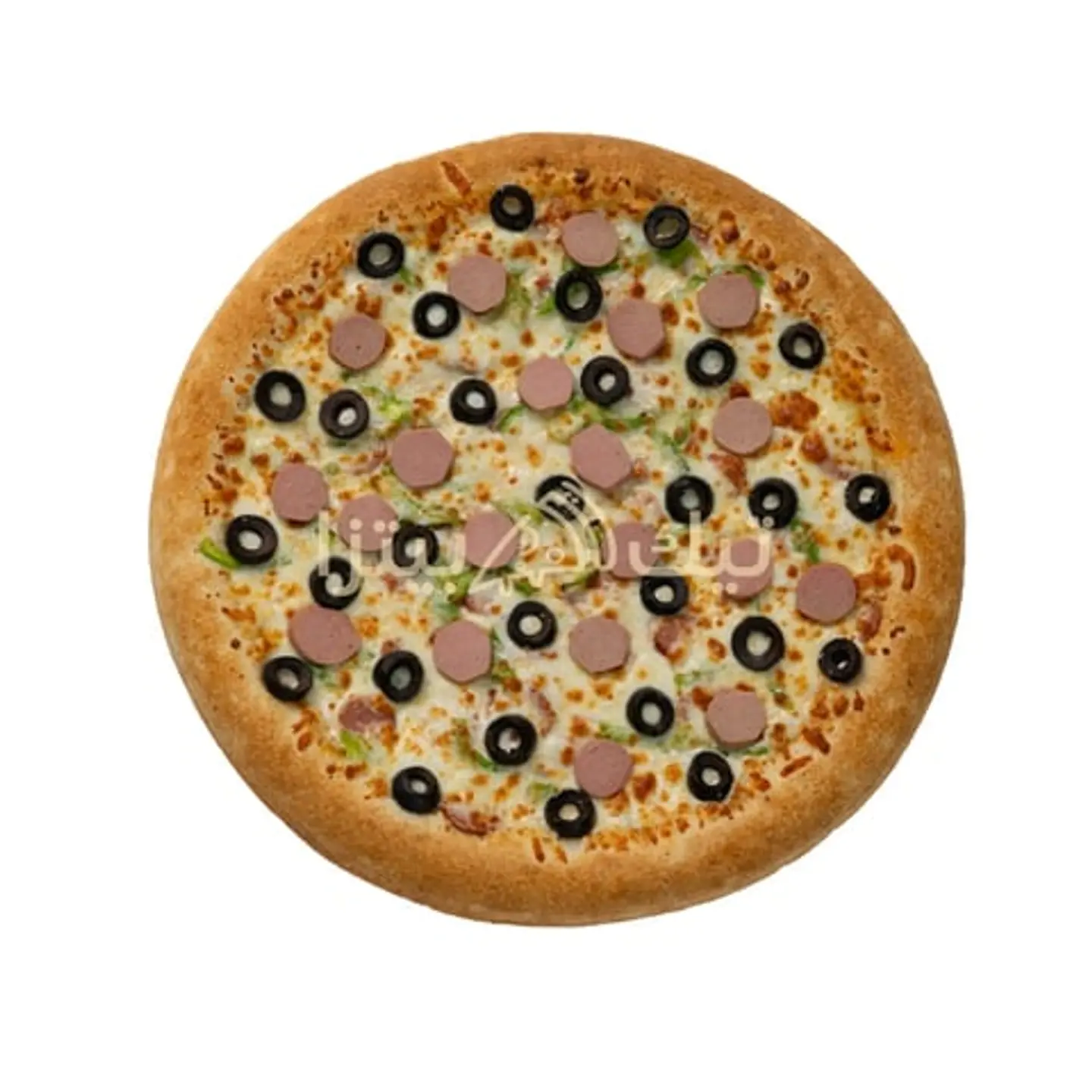 بيتزا نقانق وسط