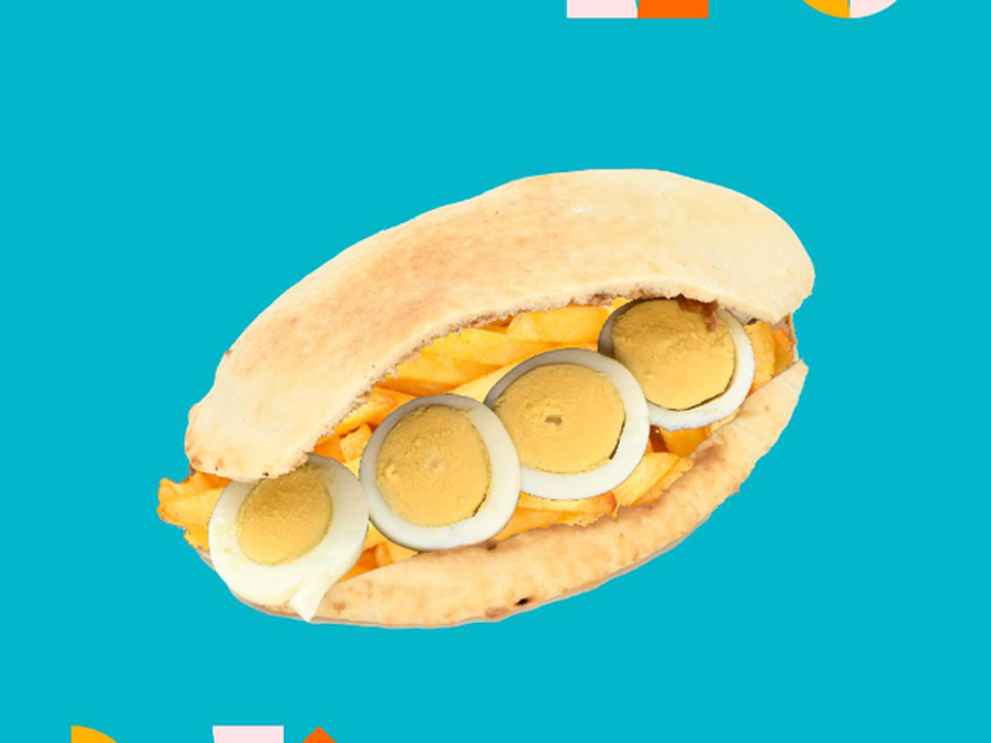 بطاطس فارم بالبيض المسلوق