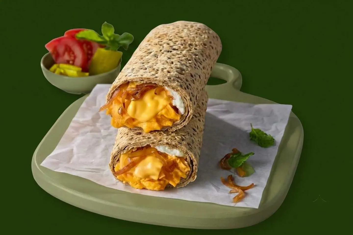 Egg & Cheese Wrap In Protein Dough