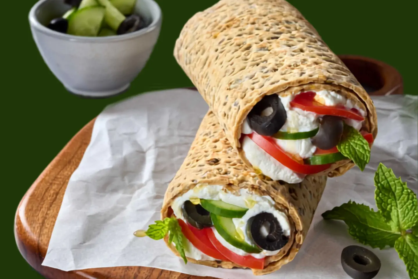 Low Cal Tuna Wrap In Protein Dough