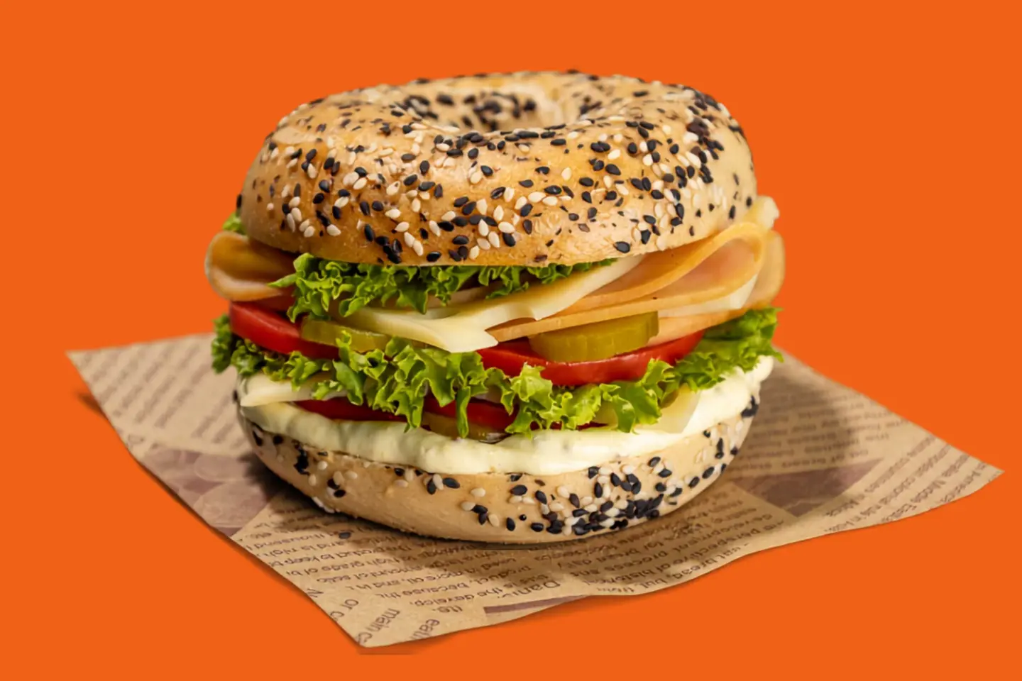 Turkey & Cheese Bagel