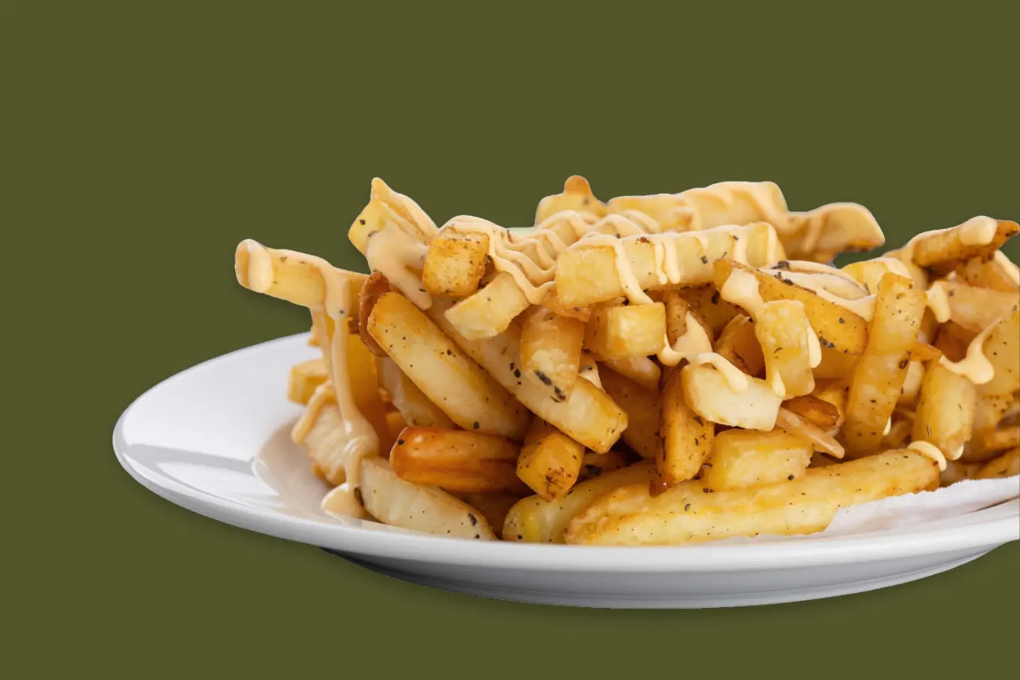 بطاطا مقلية بالجبنة