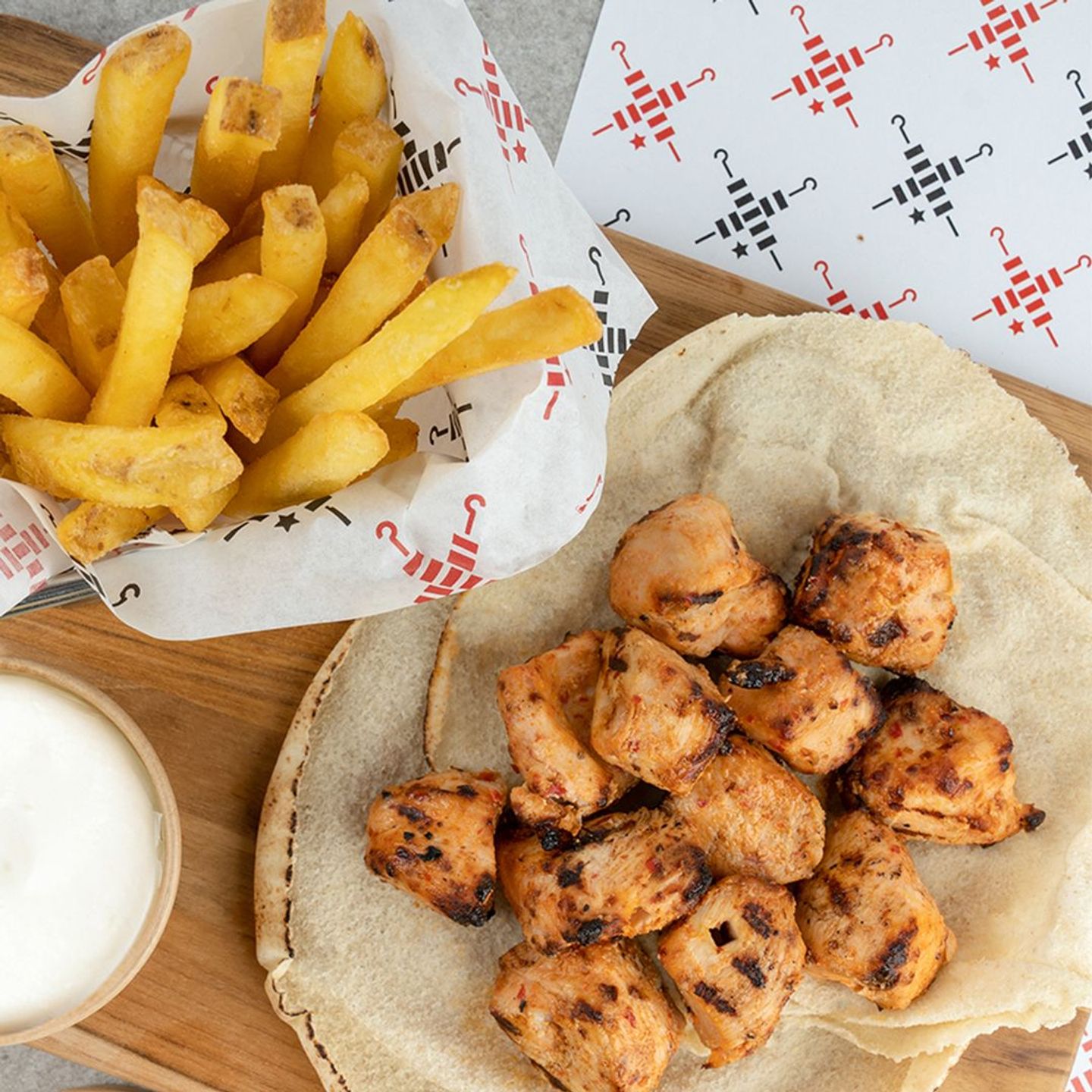 Tawook Skewers Platter