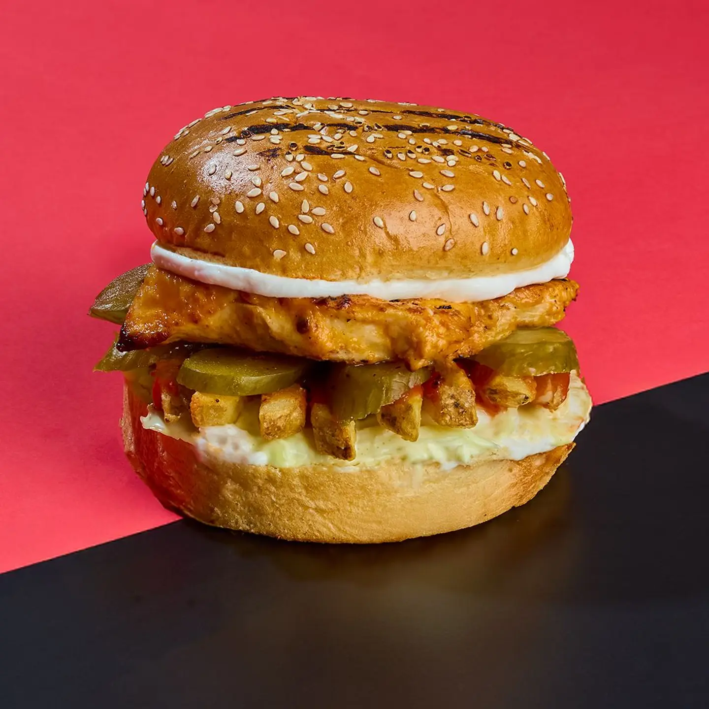 Lebanese Chicken Burger