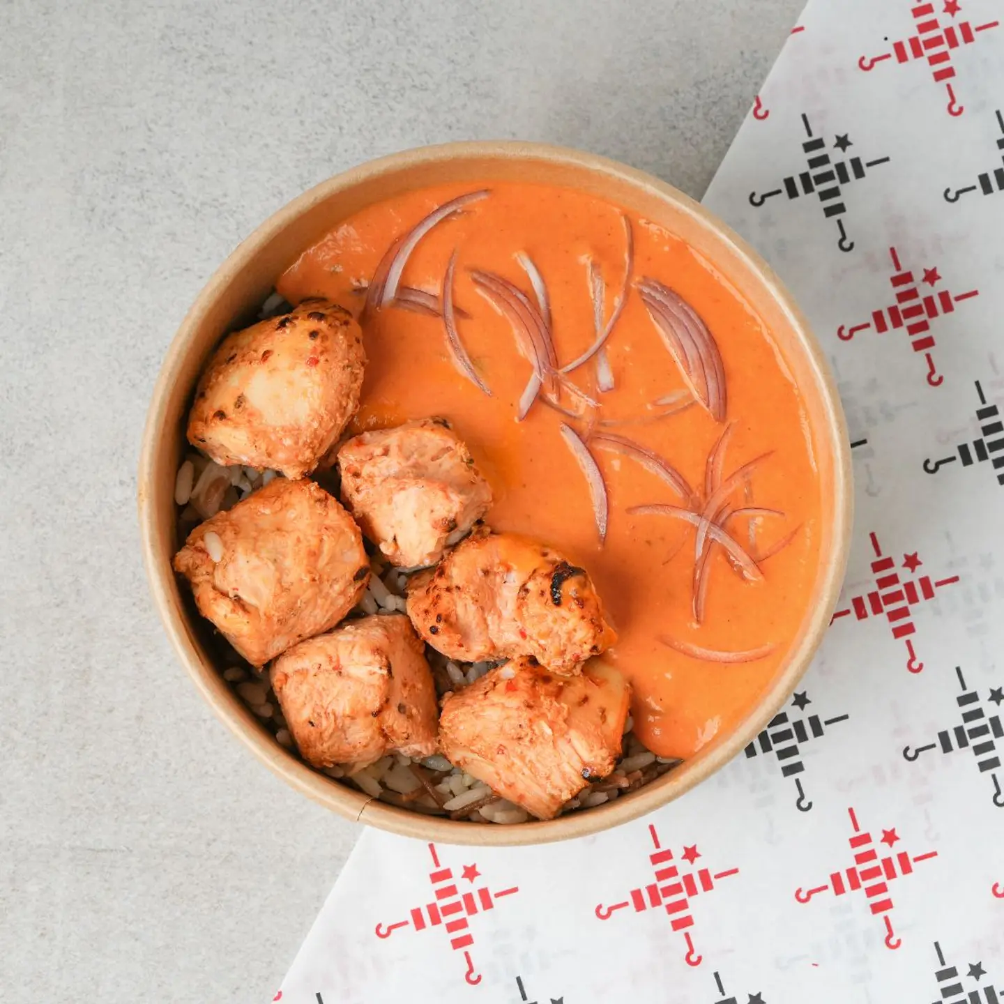 Butter Chicken Tawook Bowl