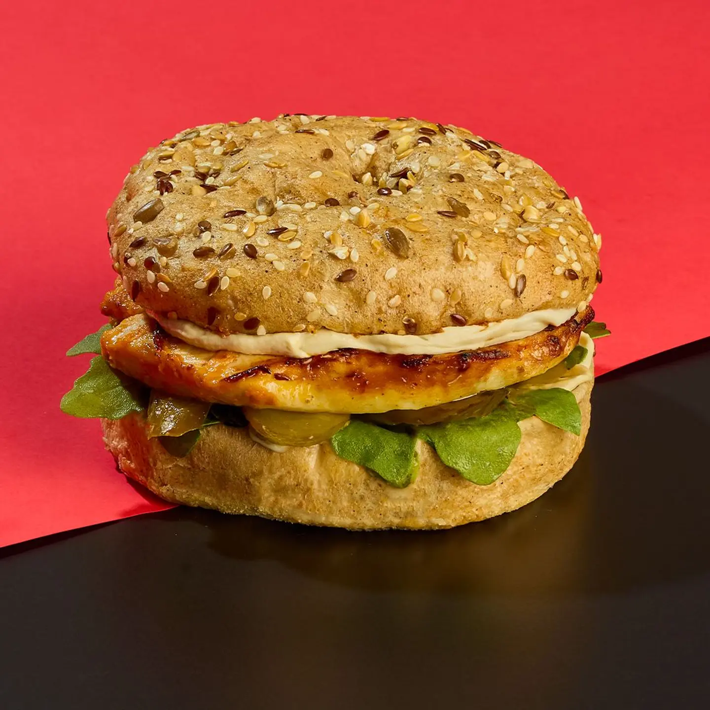 Grilled Healthy Chicken Burger