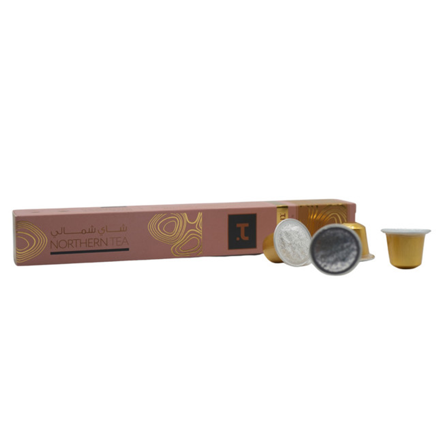 Thannah Saudi Tea   Northern Tea   10 Aluminum Capsules Compatible With Nespresso Machines 50g (5gx10)