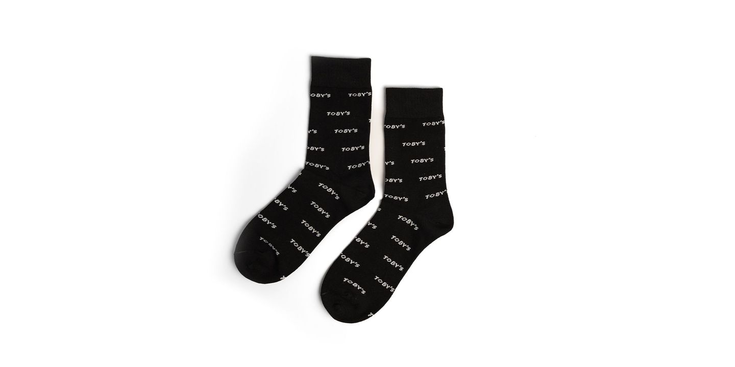 Toby’s Logo All Over Socks