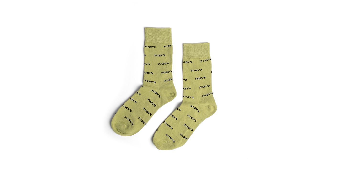 Toby’s Logo All Over Socks