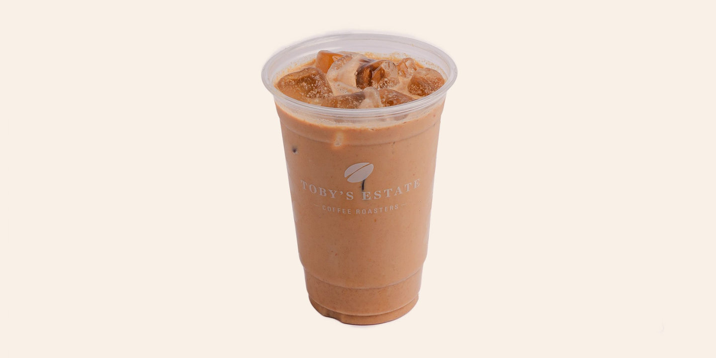 Iced Hazelnut Latte 20oz