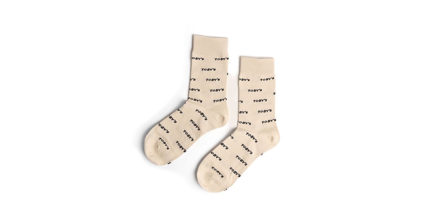 Toby’s Logo All Over Socks