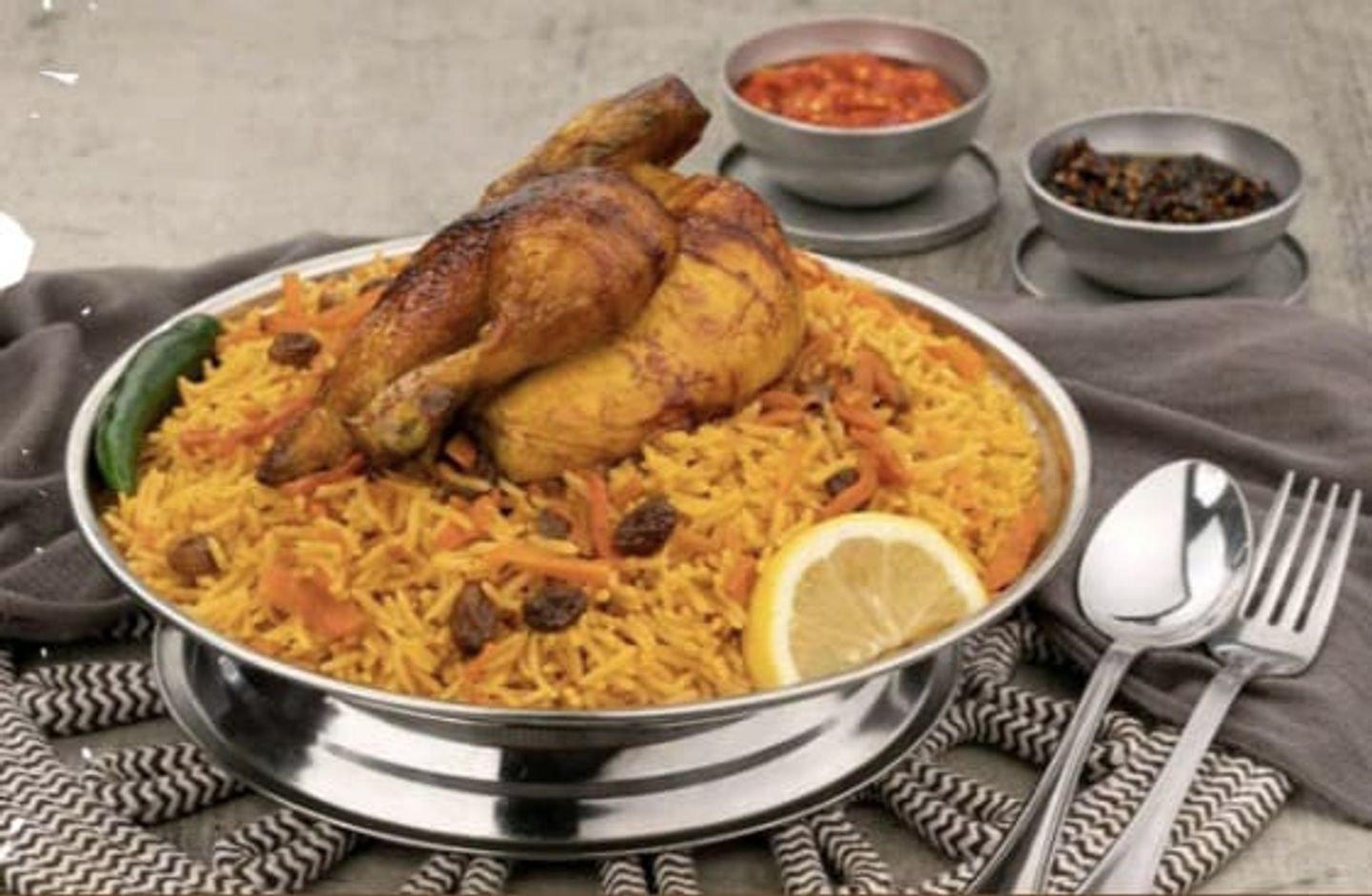 بخارى دجاج مع رز