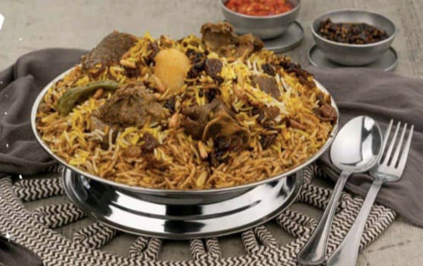 كابلي لحم مع رز