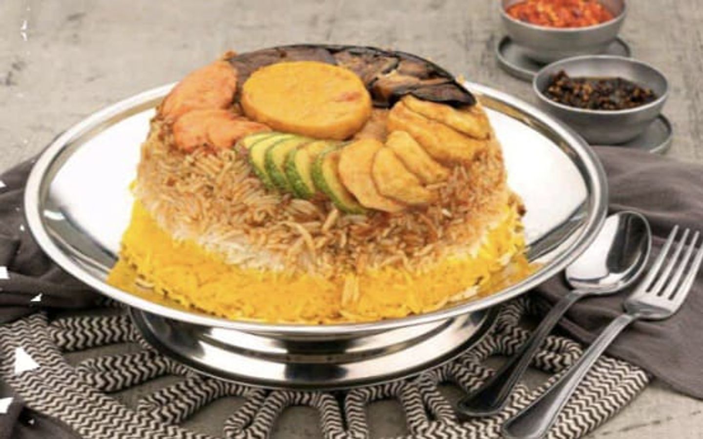 مقلوبة دجاج ربع حبة