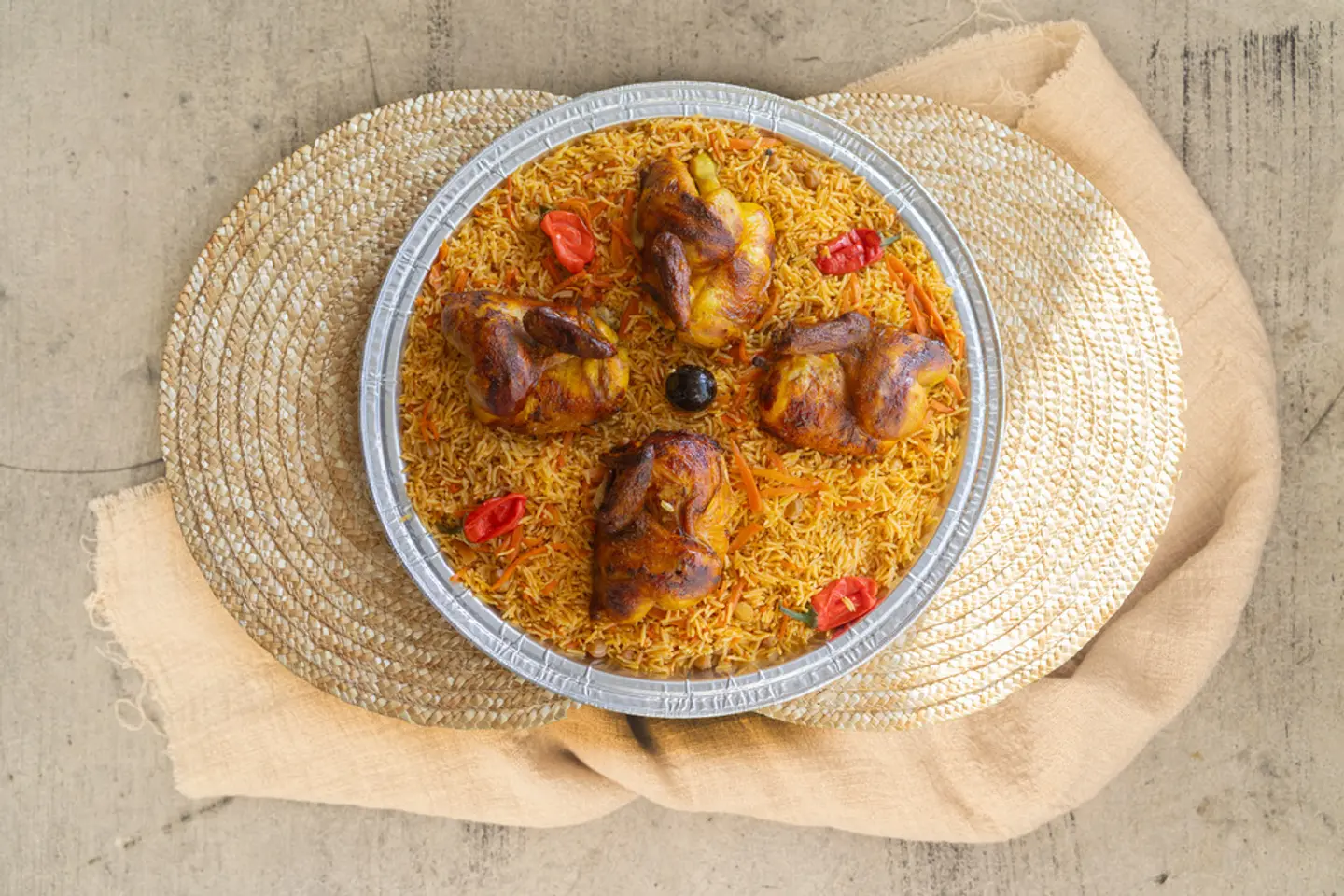 تبسي دجاج شواية