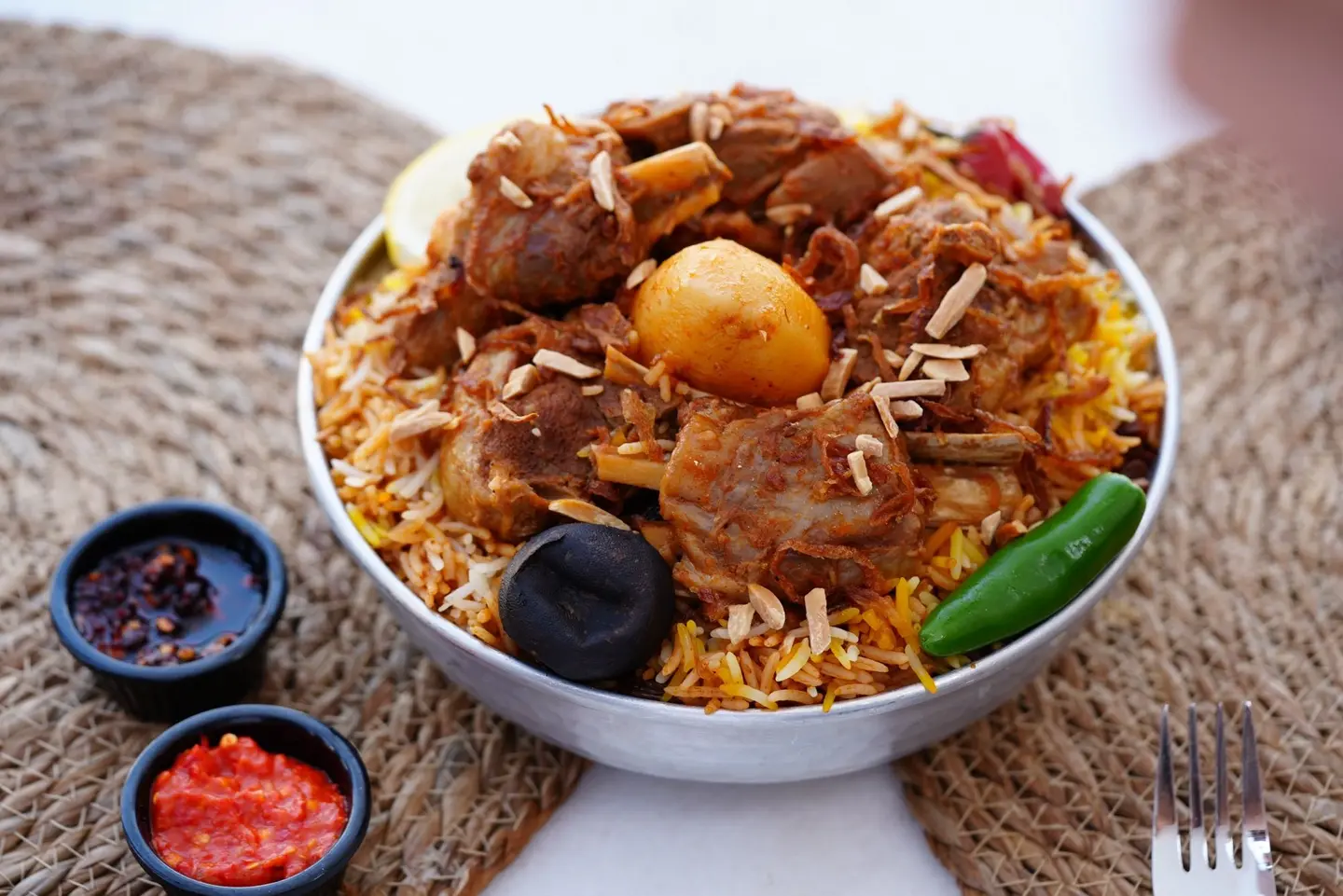 كابلي لحم مع رز