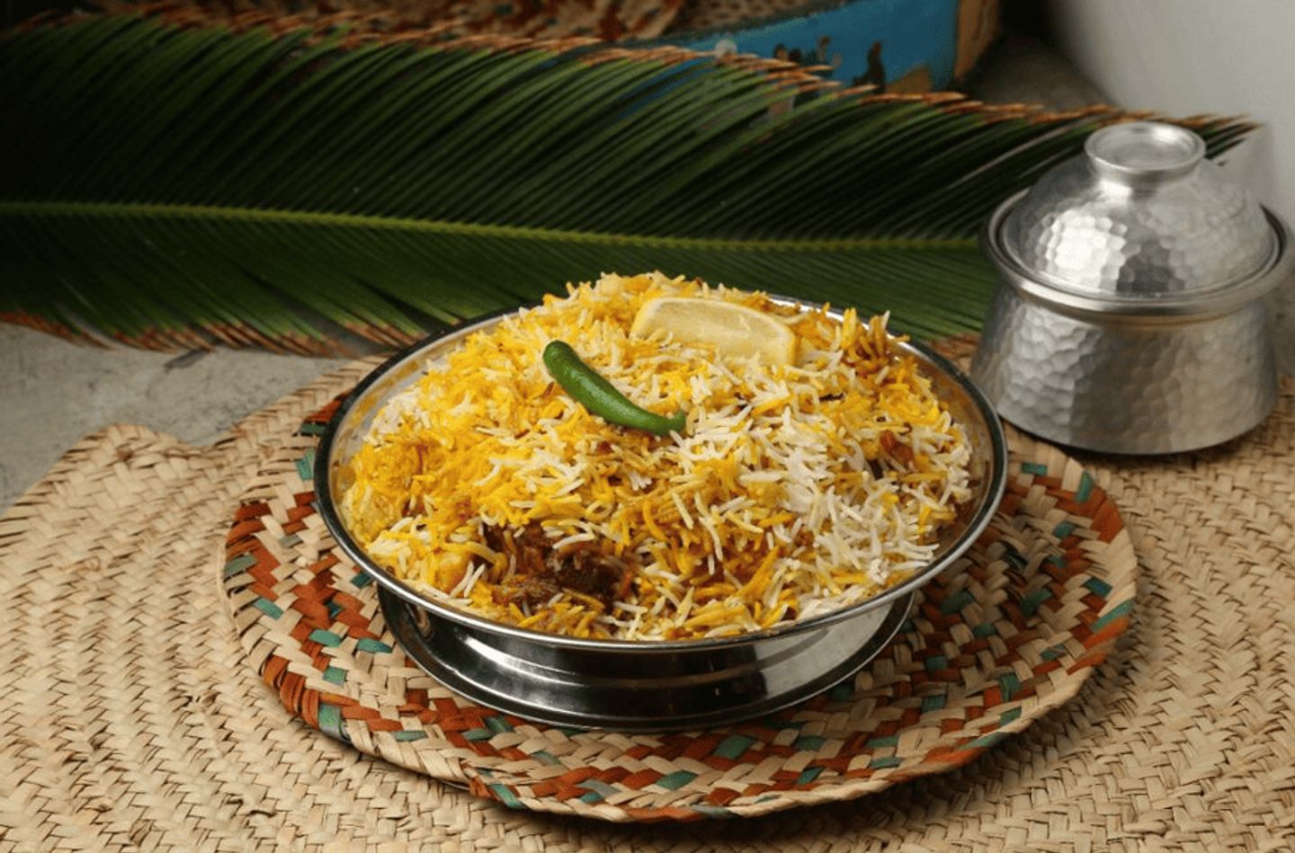زربيان لحم مع رز