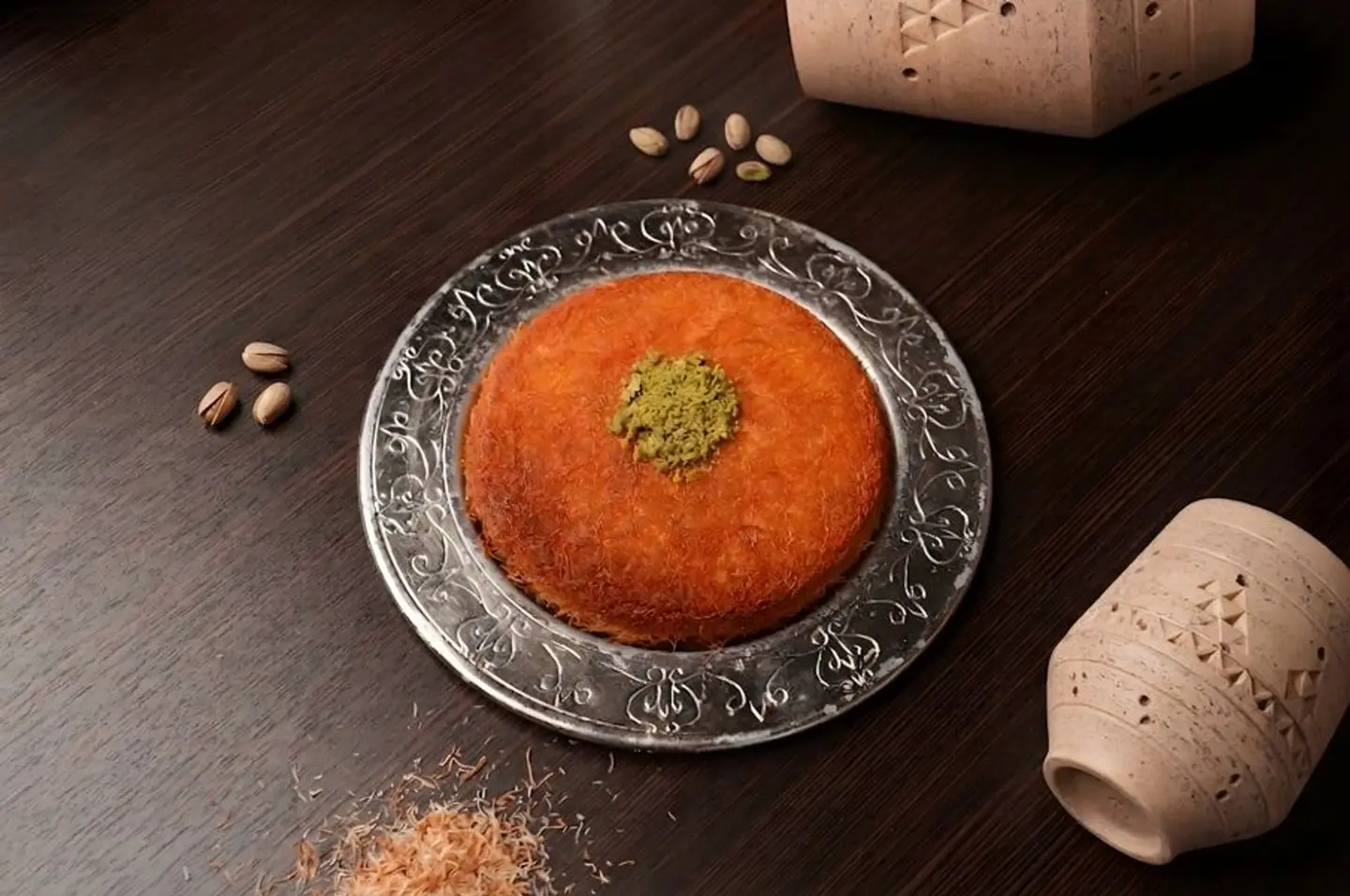 كنافة بالقشطة