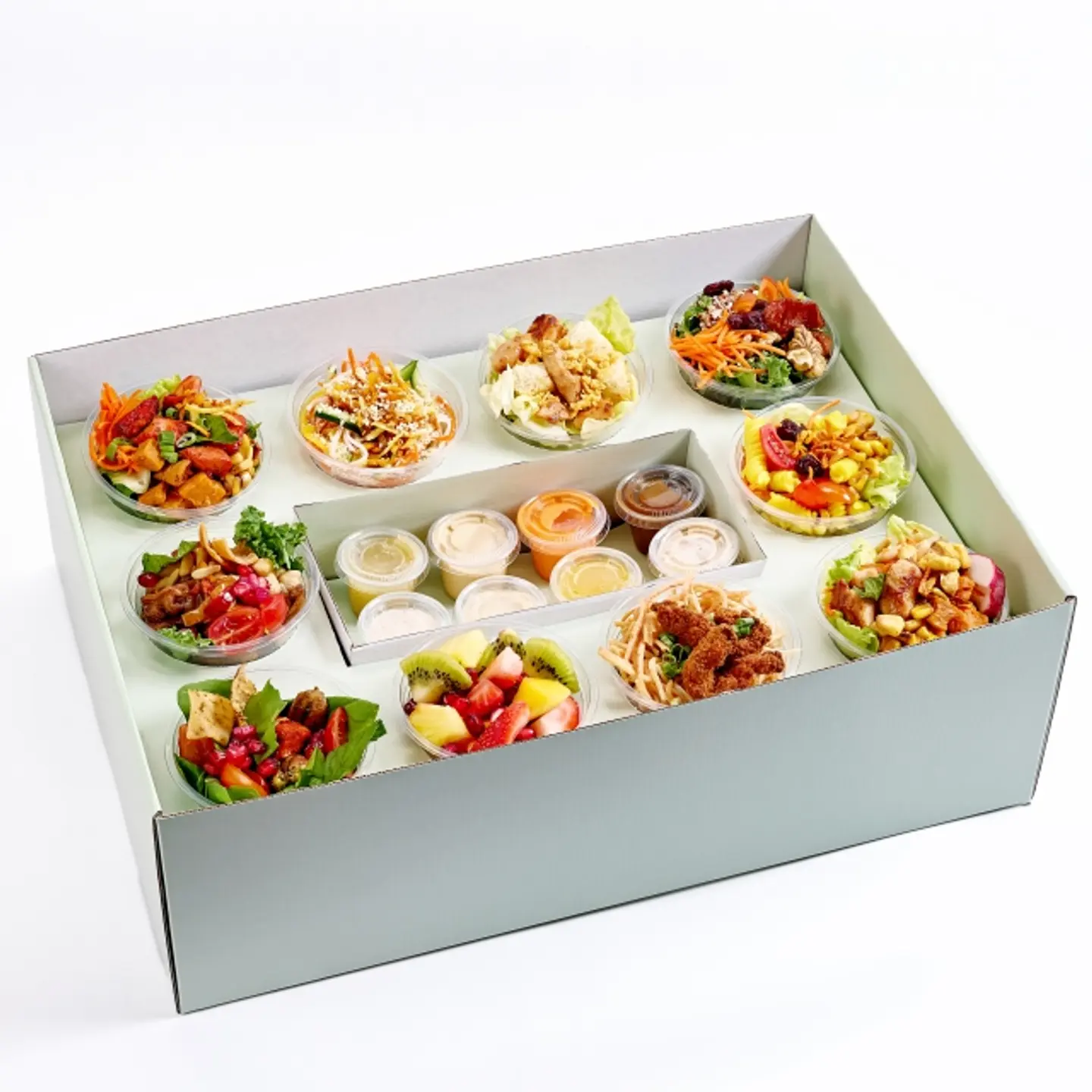 صندوق سلطة صغير مكون من 10 قطع