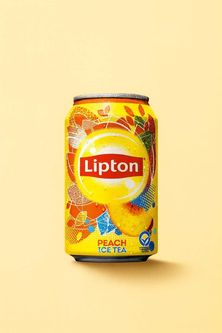 شاي ليبتون بالخوخ المثلج