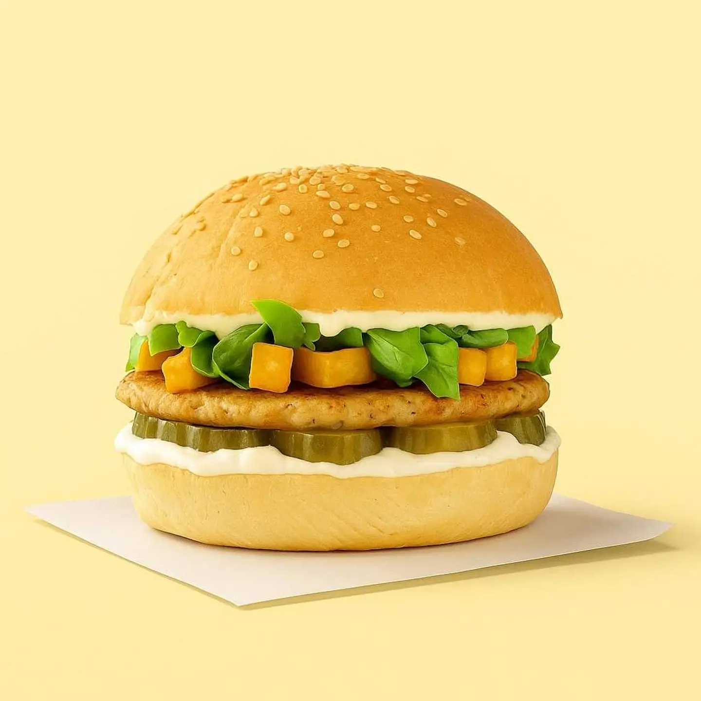 Lebanese Chicken Burger