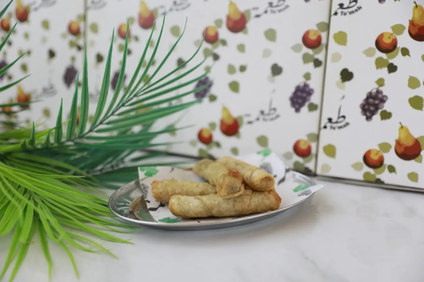 سمبوسة أصابع الجبن البيضاء