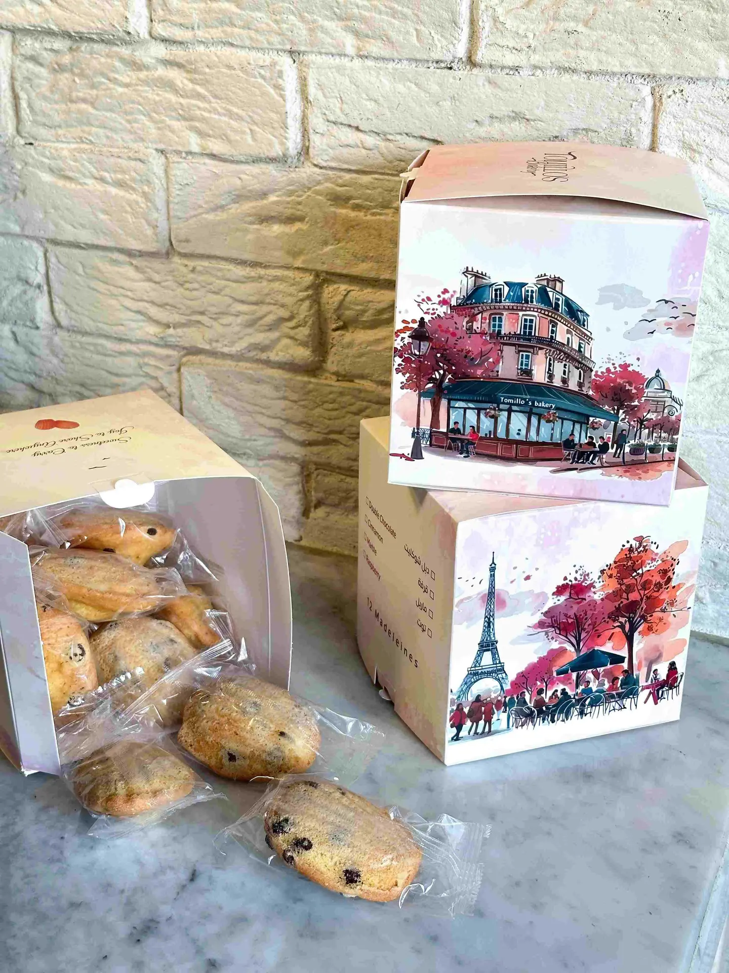 Wrapped Madeleines 12pcs Box