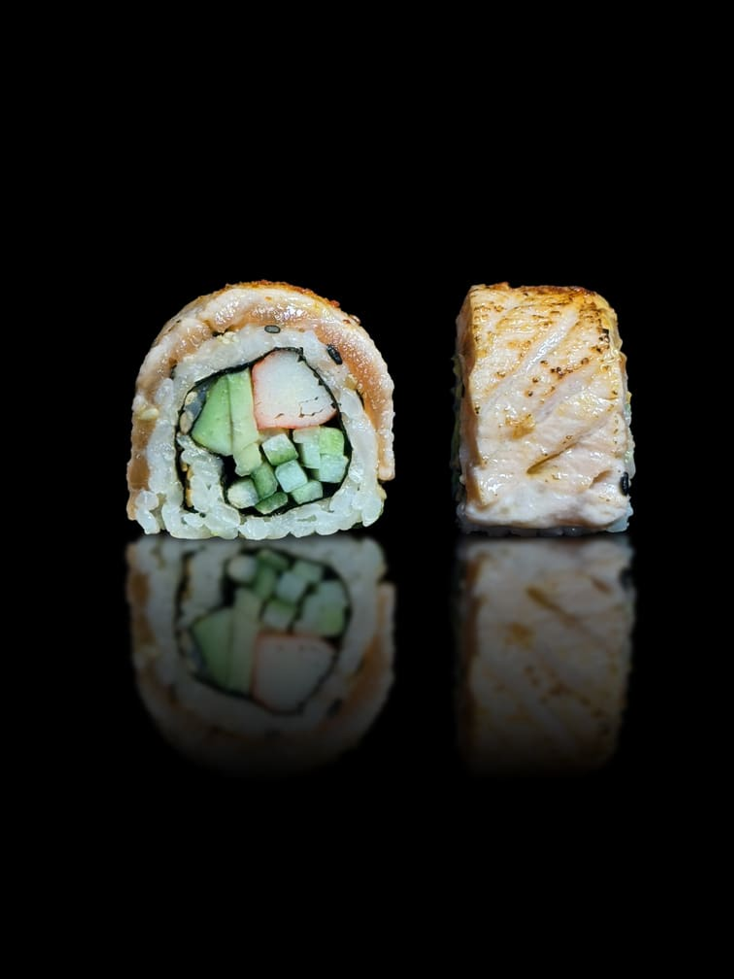 لفائف السالمون ماكي