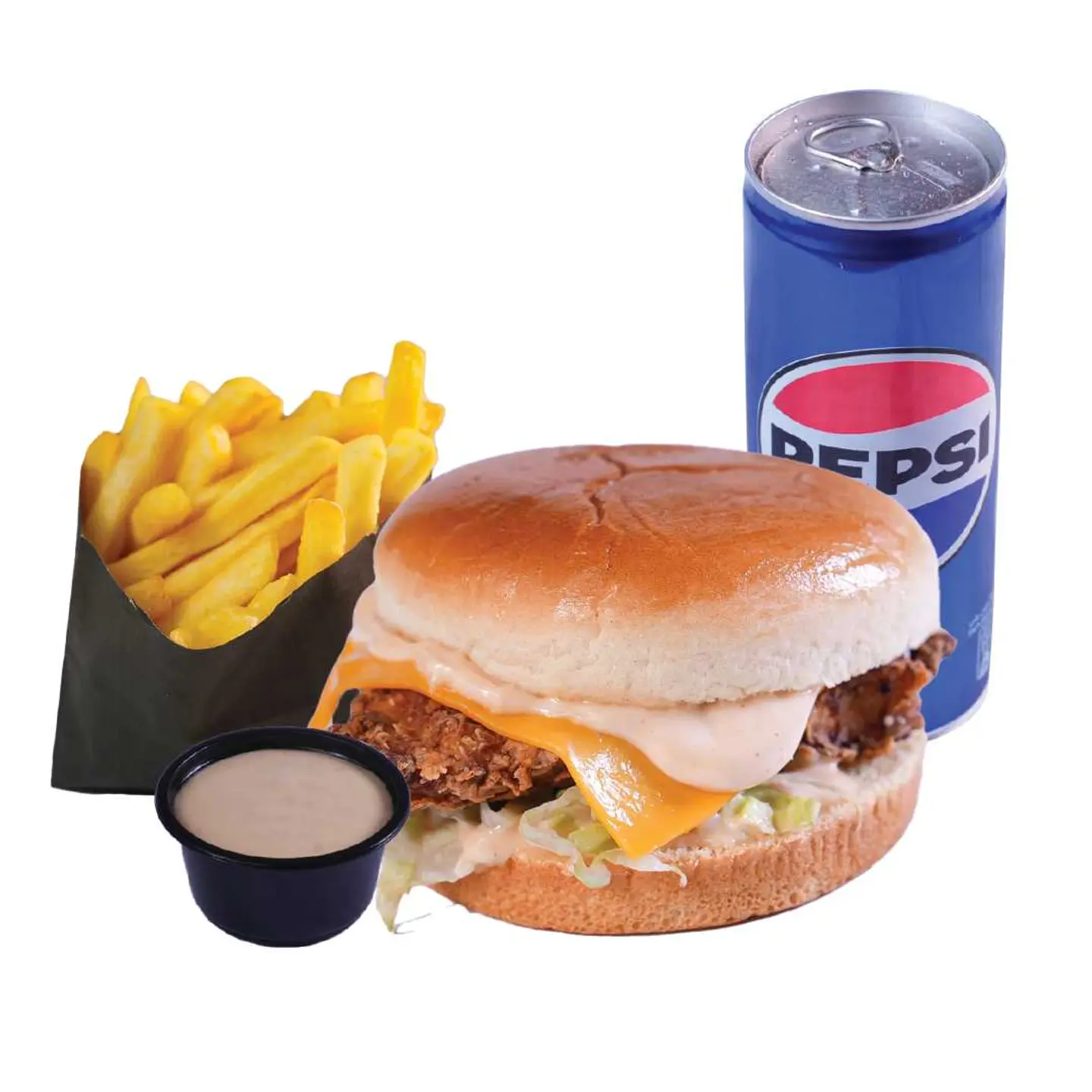 Classic Chicken Burger Meal