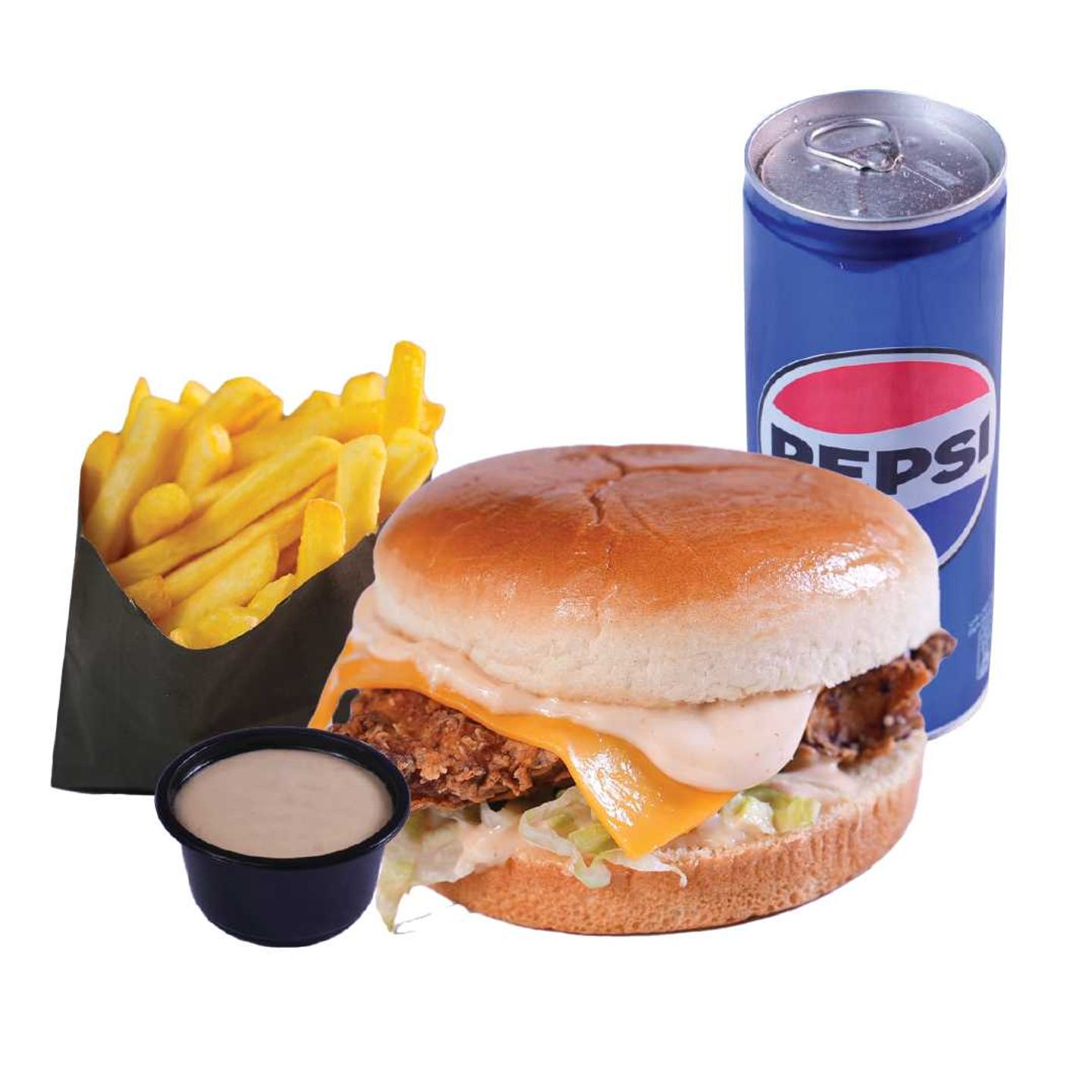 Classic Chicken Burger Meal