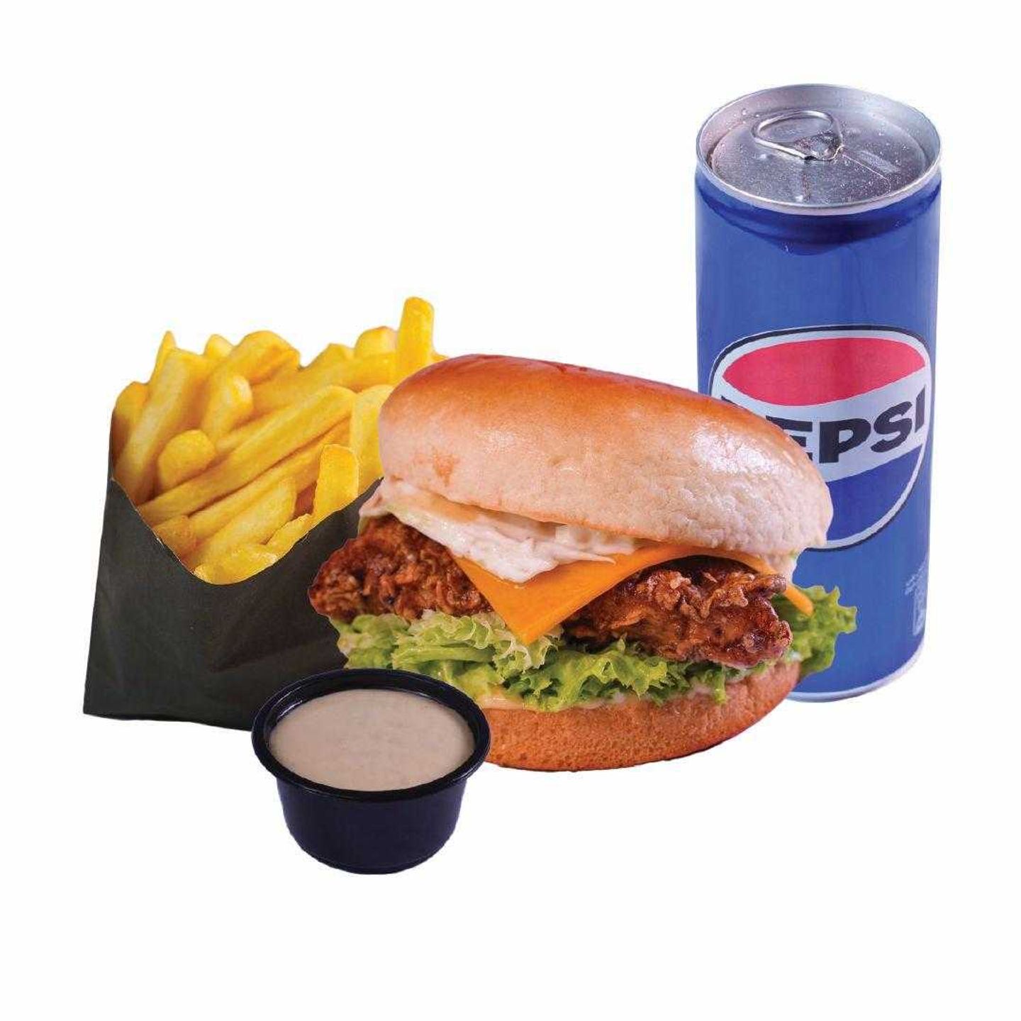 Playtopia Chicken Burger Meal